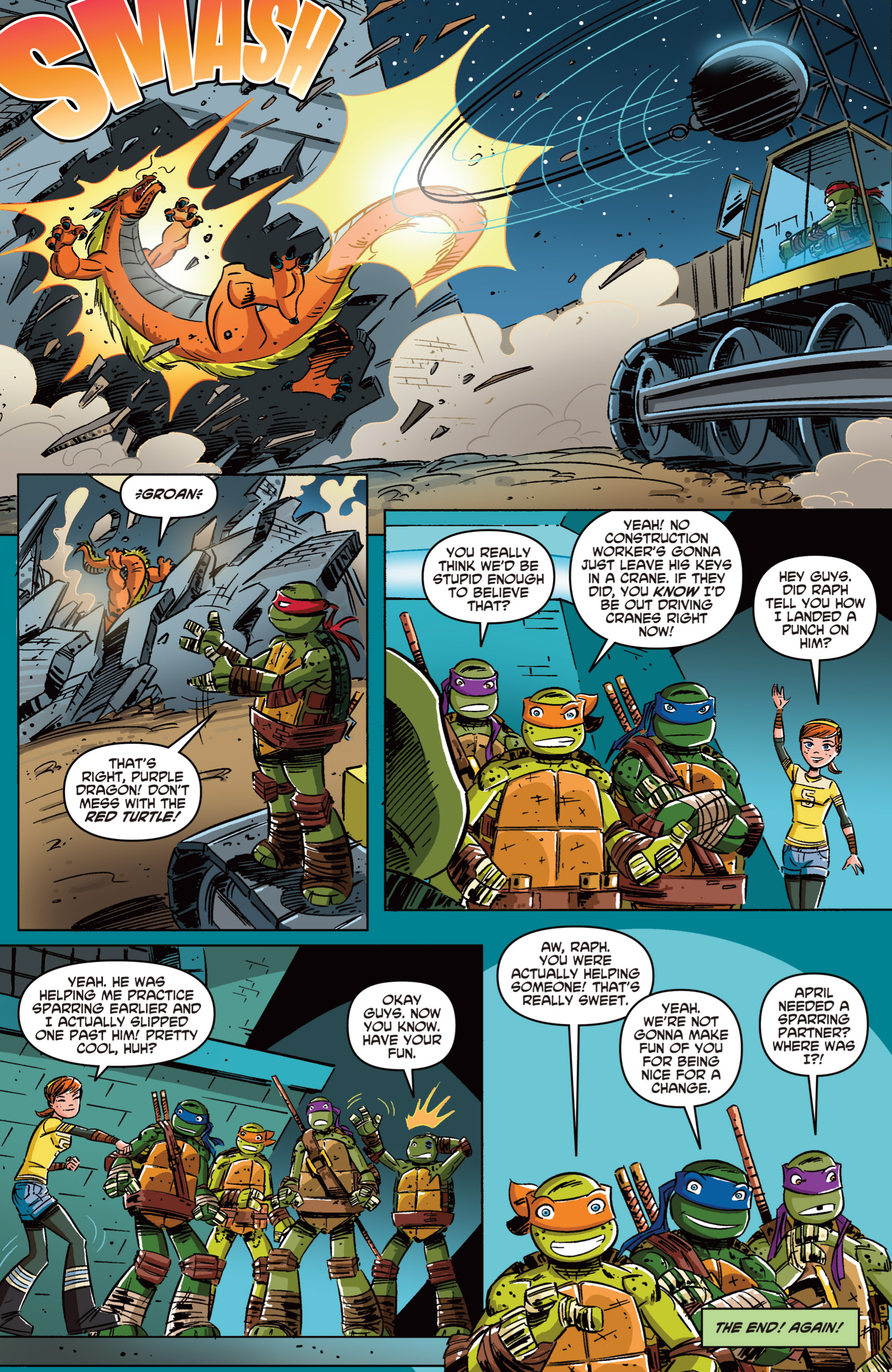 Read online Teenage Mutant Ninja Turtles New Animated Adventures comic -  Issue #9 - 22