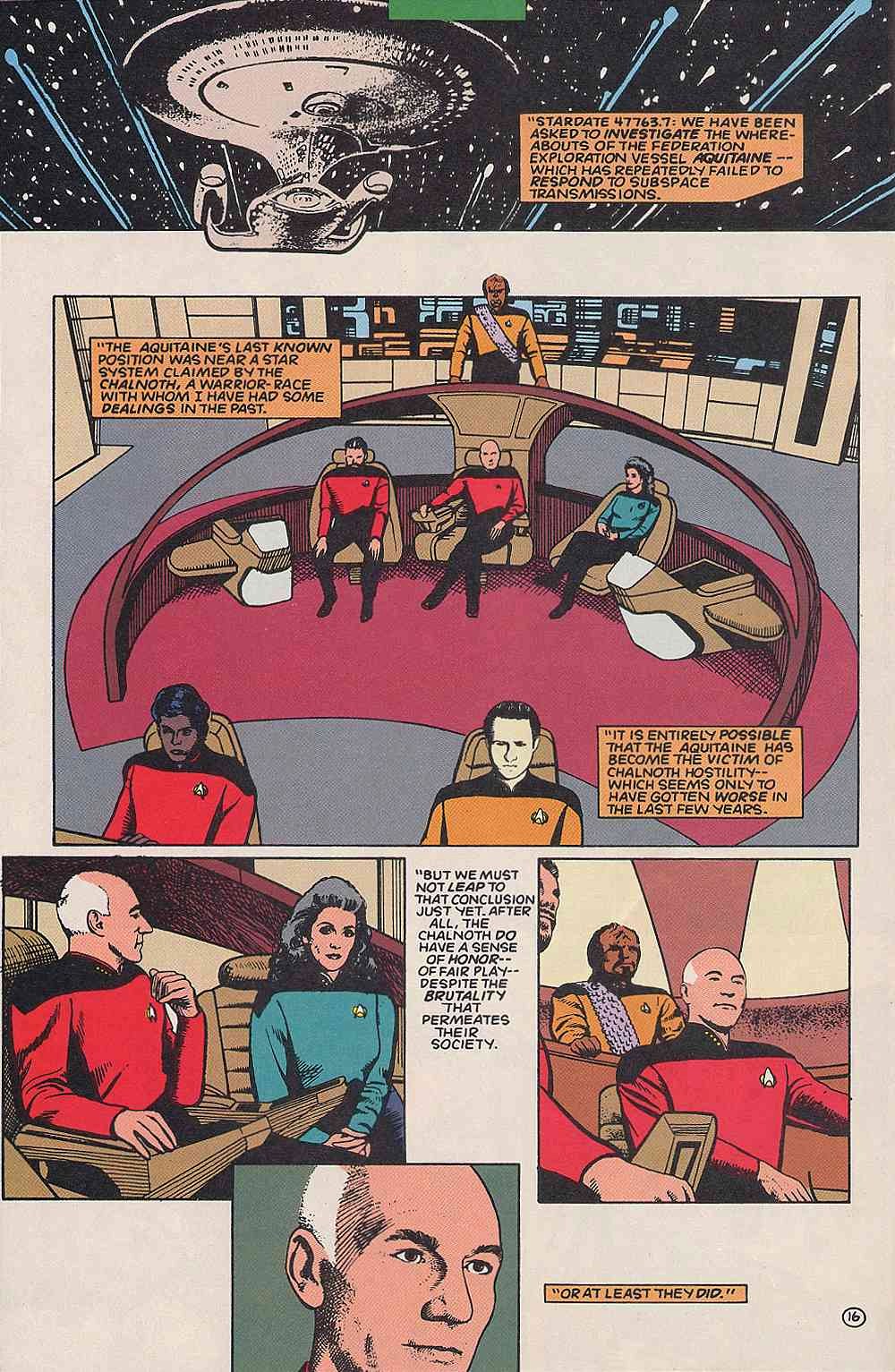 Read online Star Trek: The Next Generation (1989) comic -  Issue #59 - 16