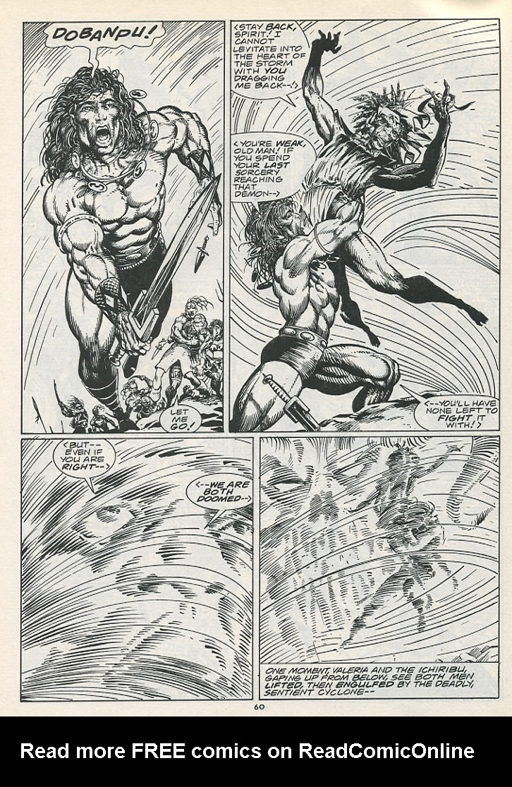 Read online The Savage Sword Of Conan comic -  Issue #217 - 62