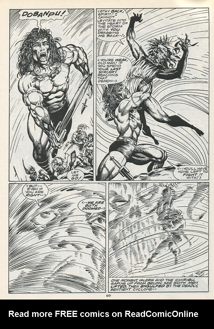 The Savage Sword Of Conan issue 217 - Page 62
