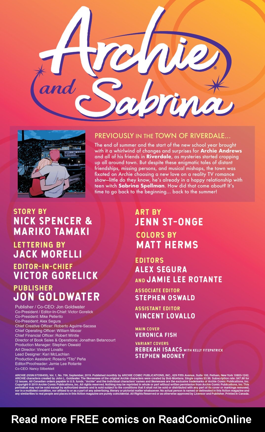 Read online Archie (2015) comic -  Issue #706 - 2