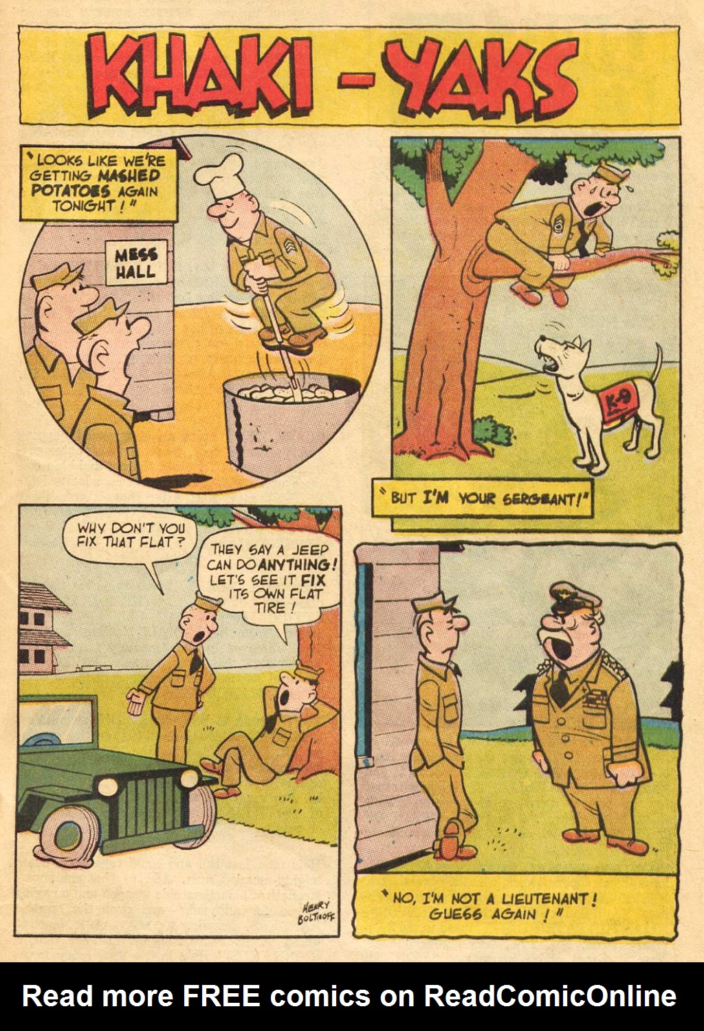 Read online Our Army at War (1952) comic -  Issue #188 - 33