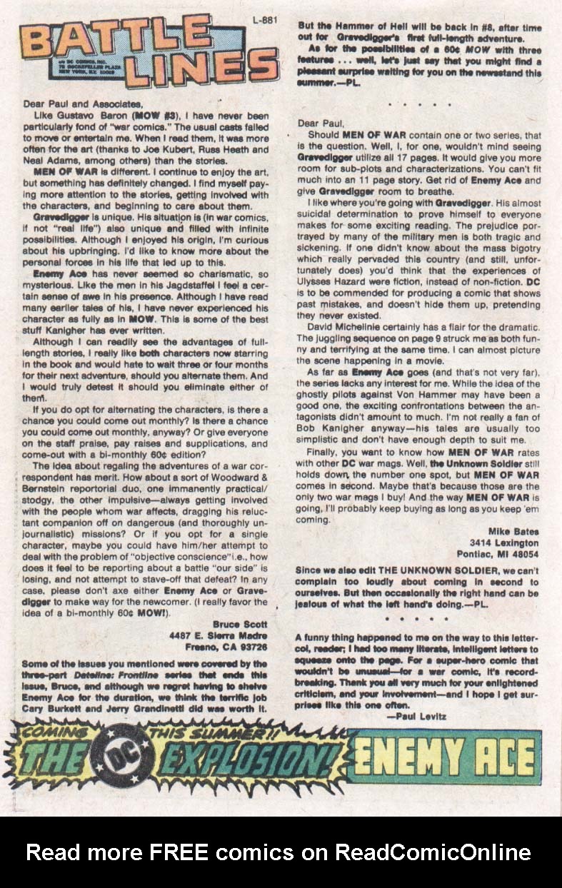 Read online Men of War comic -  Issue #6 - 14