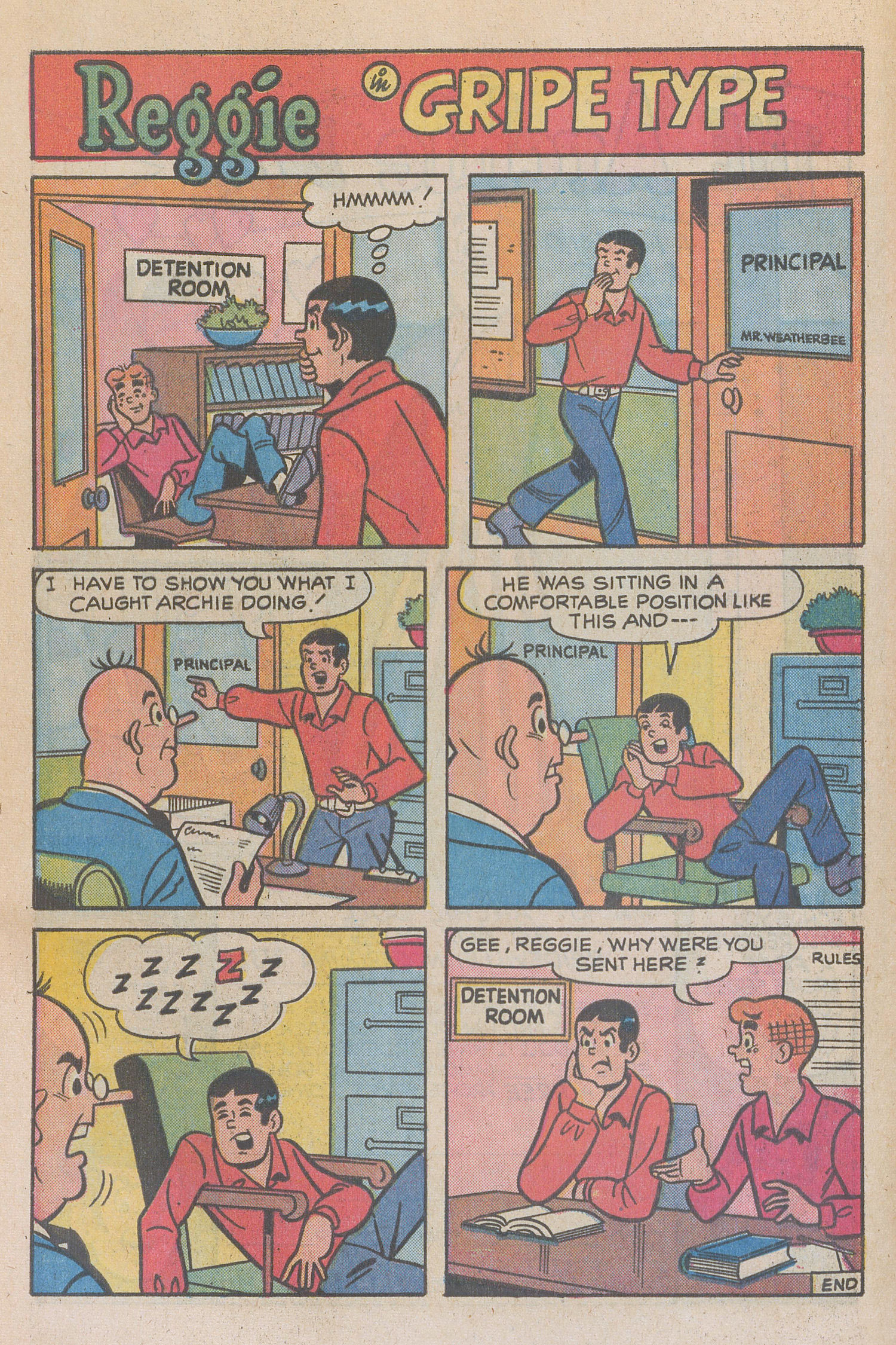 Read online Reggie and Me (1966) comic -  Issue #61 - 20