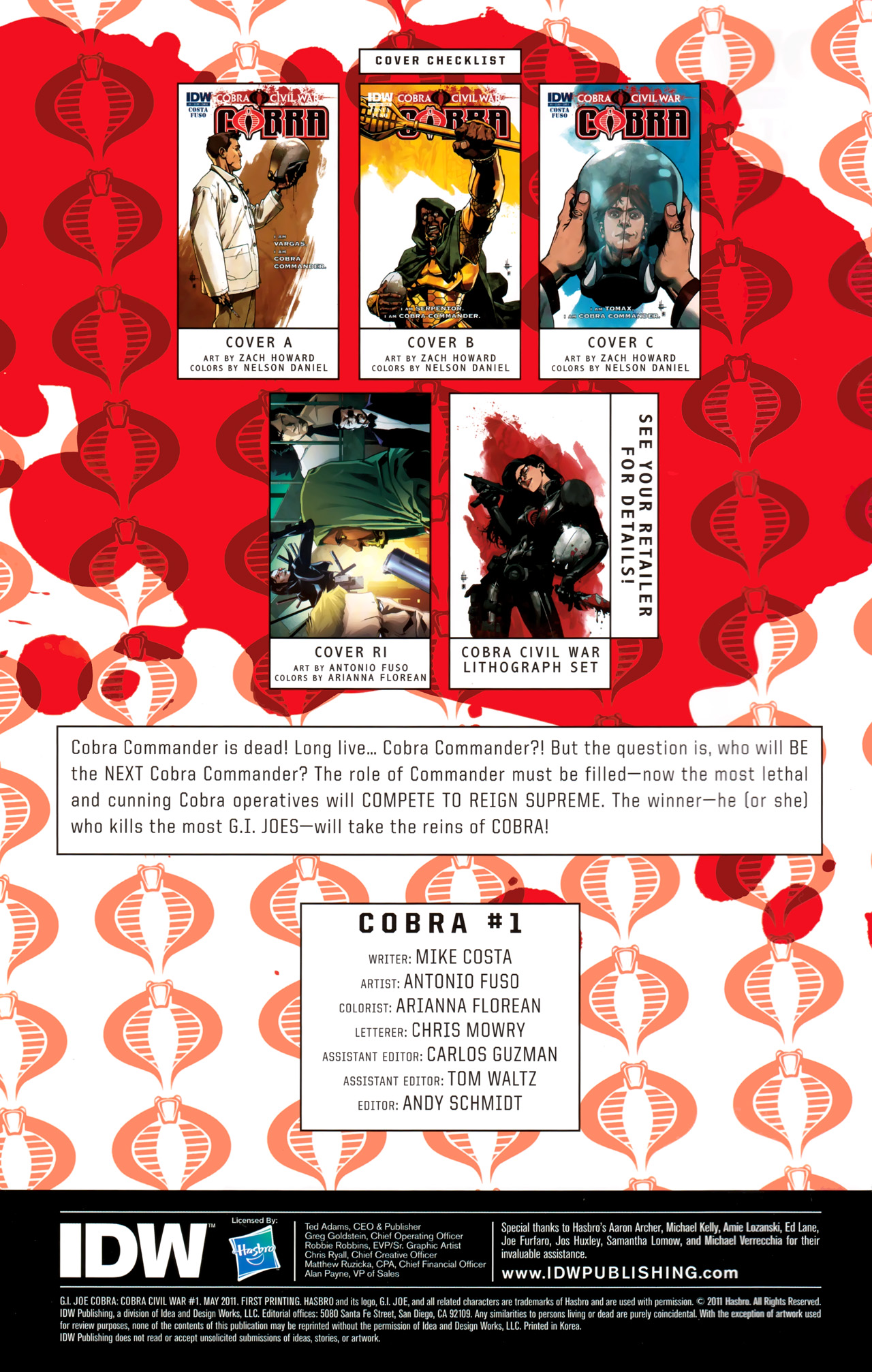 Read online G.I. Joe Cobra (2011) comic -  Issue #1 - 5