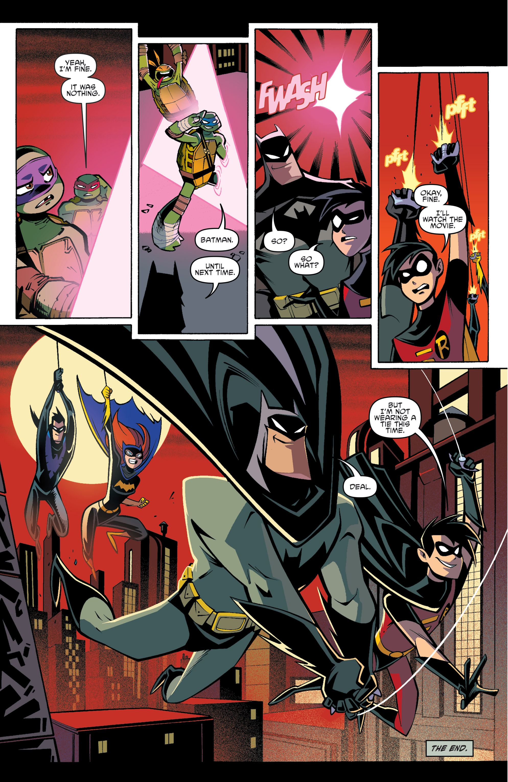 Read online Batman/Teenage Mutant Ninja Turtles Adventure comic -  Issue #6 - 22