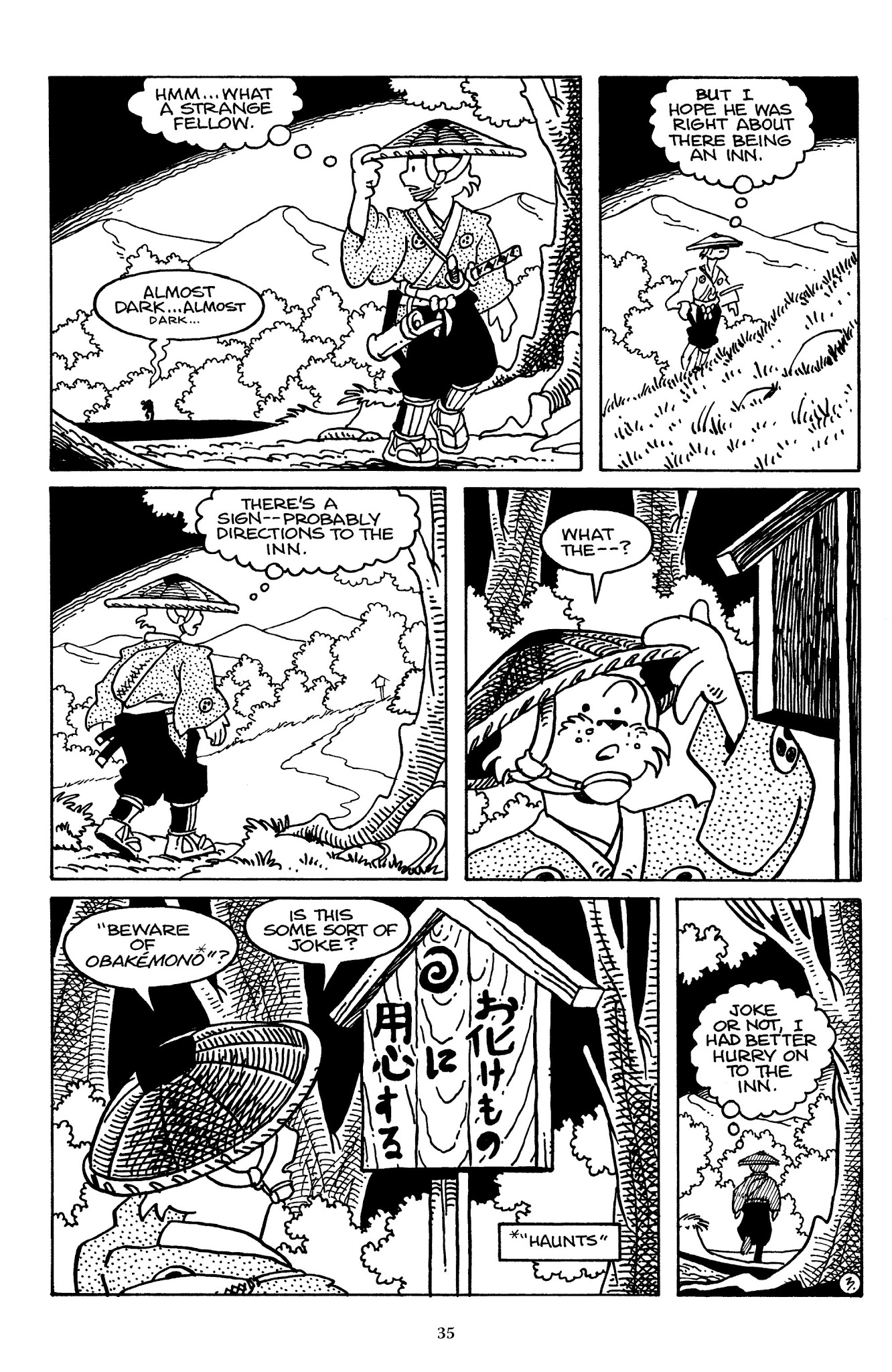 Read online The Usagi Yojimbo Saga comic -  Issue # TPB 3 - 35