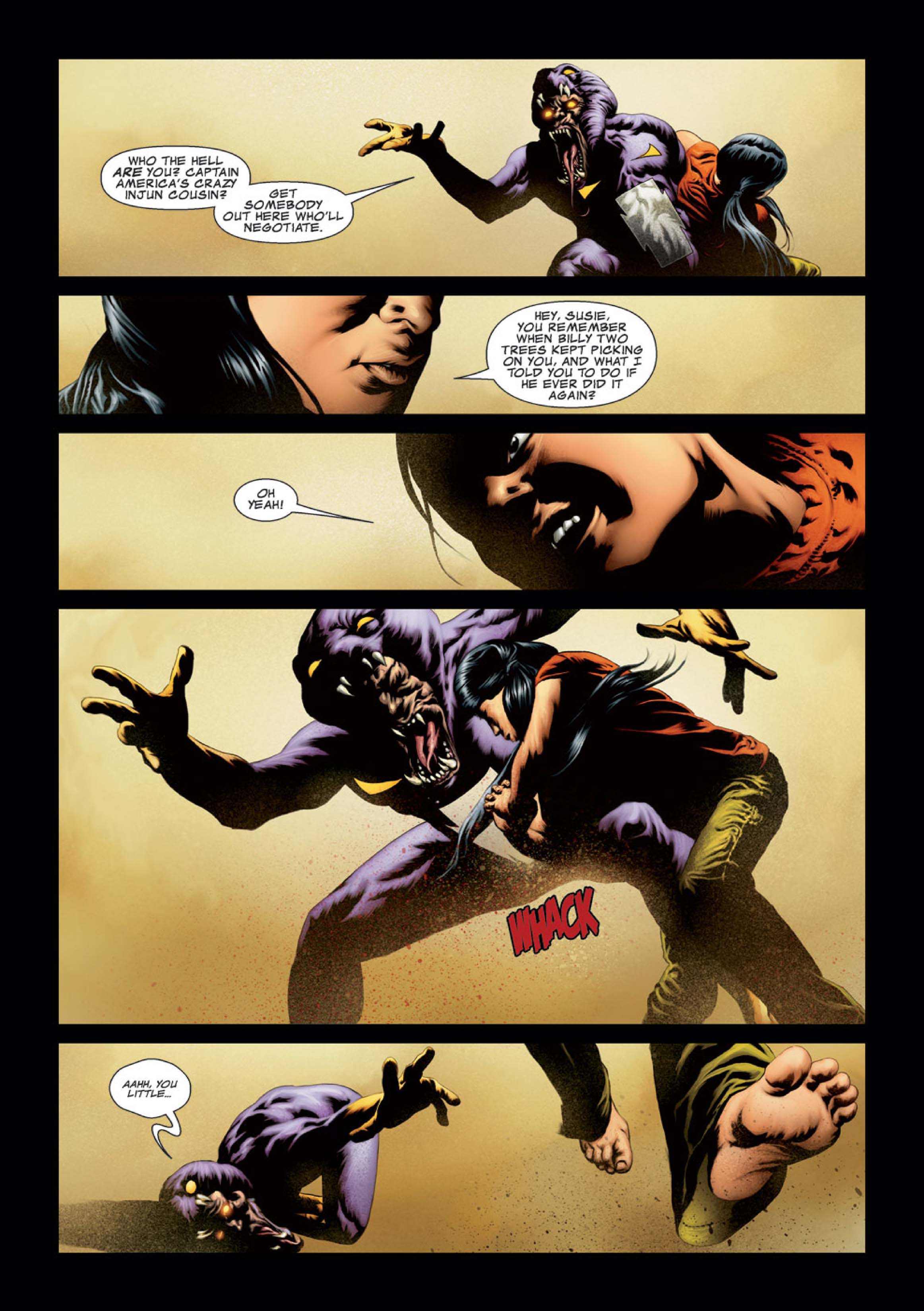 Read online American Eagle: Just A Little Old Fashioned Justice comic -  Issue # Full - 7