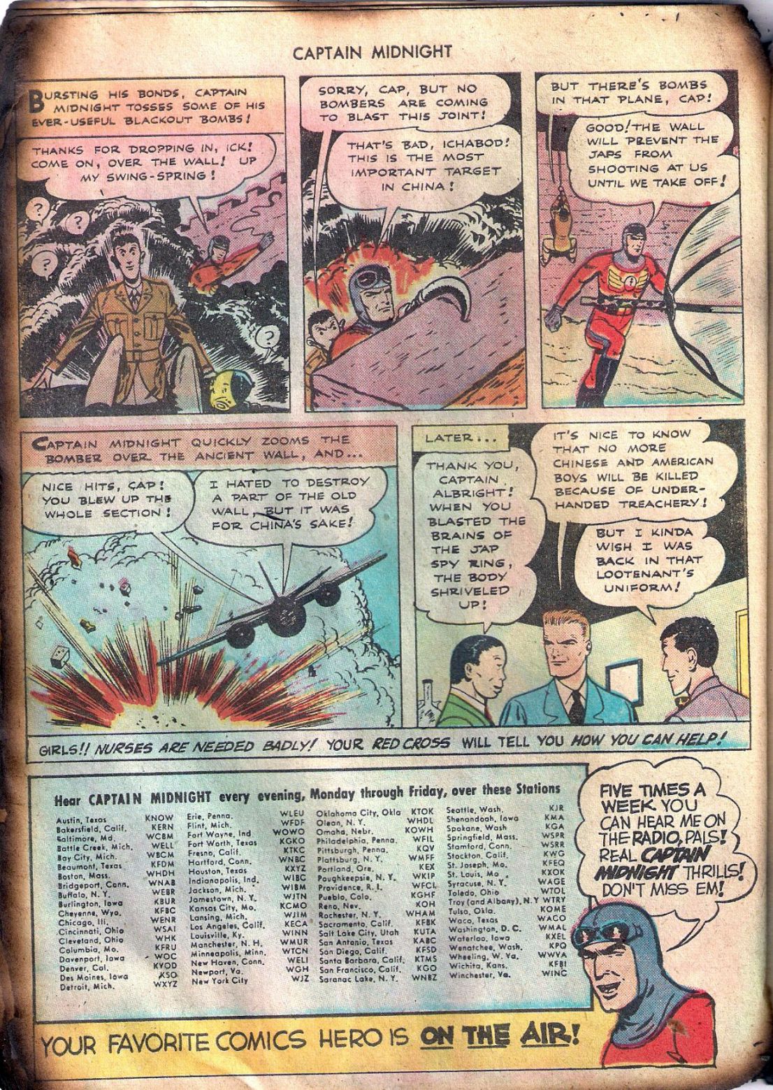 Read online Captain Midnight (1942) comic -  Issue #32 - 11