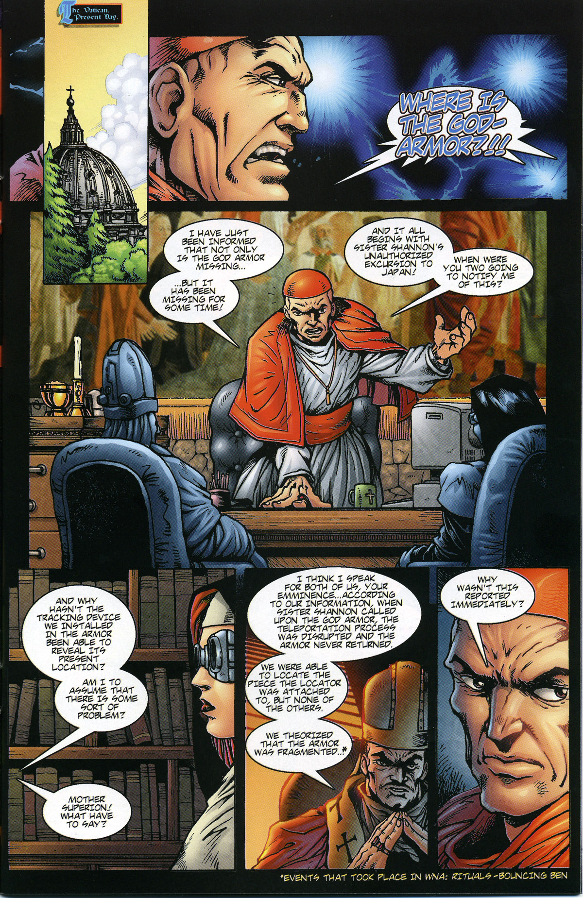 Read online Warrior Nun Areala: Resurrection comic -  Issue #1 - 7
