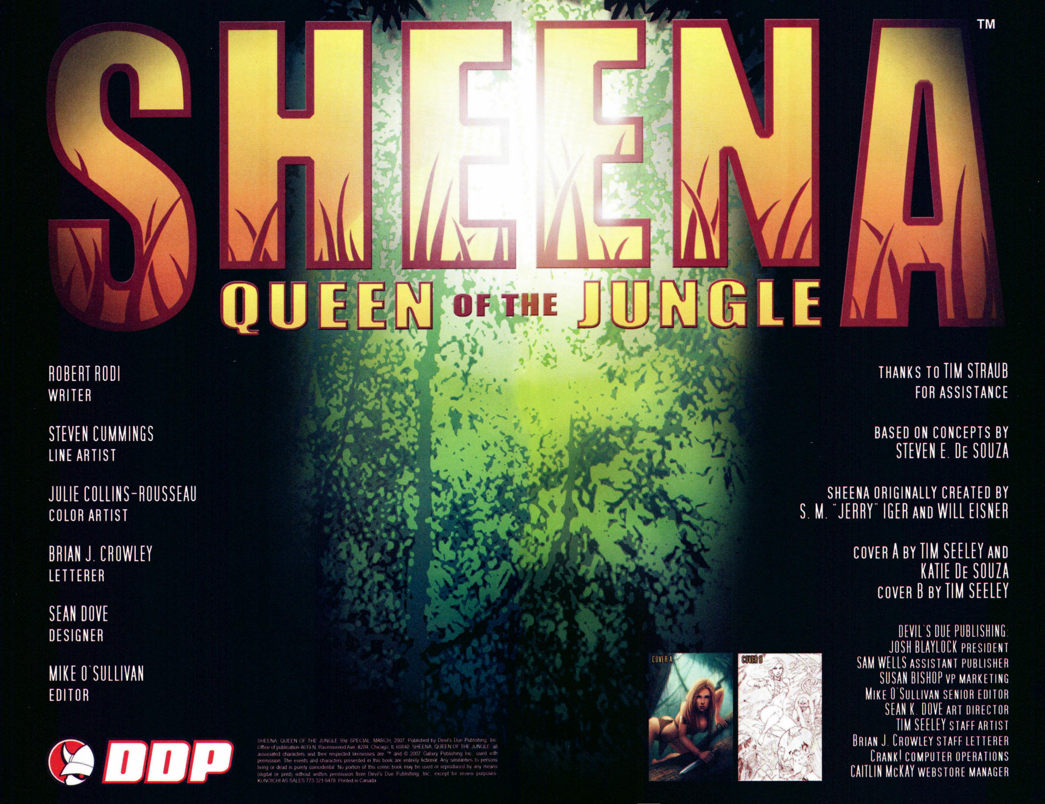 Read online Sheena, Queen of the Jungle comic -  Issue #0 - 3