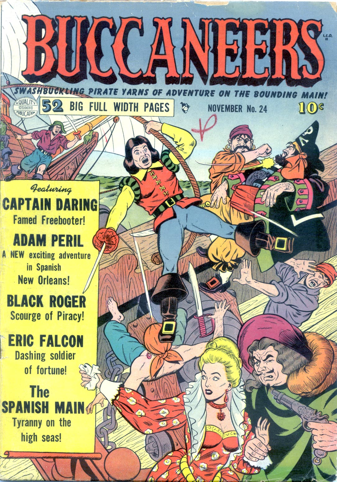 Read online Buccaneers comic -  Issue #24 - 1