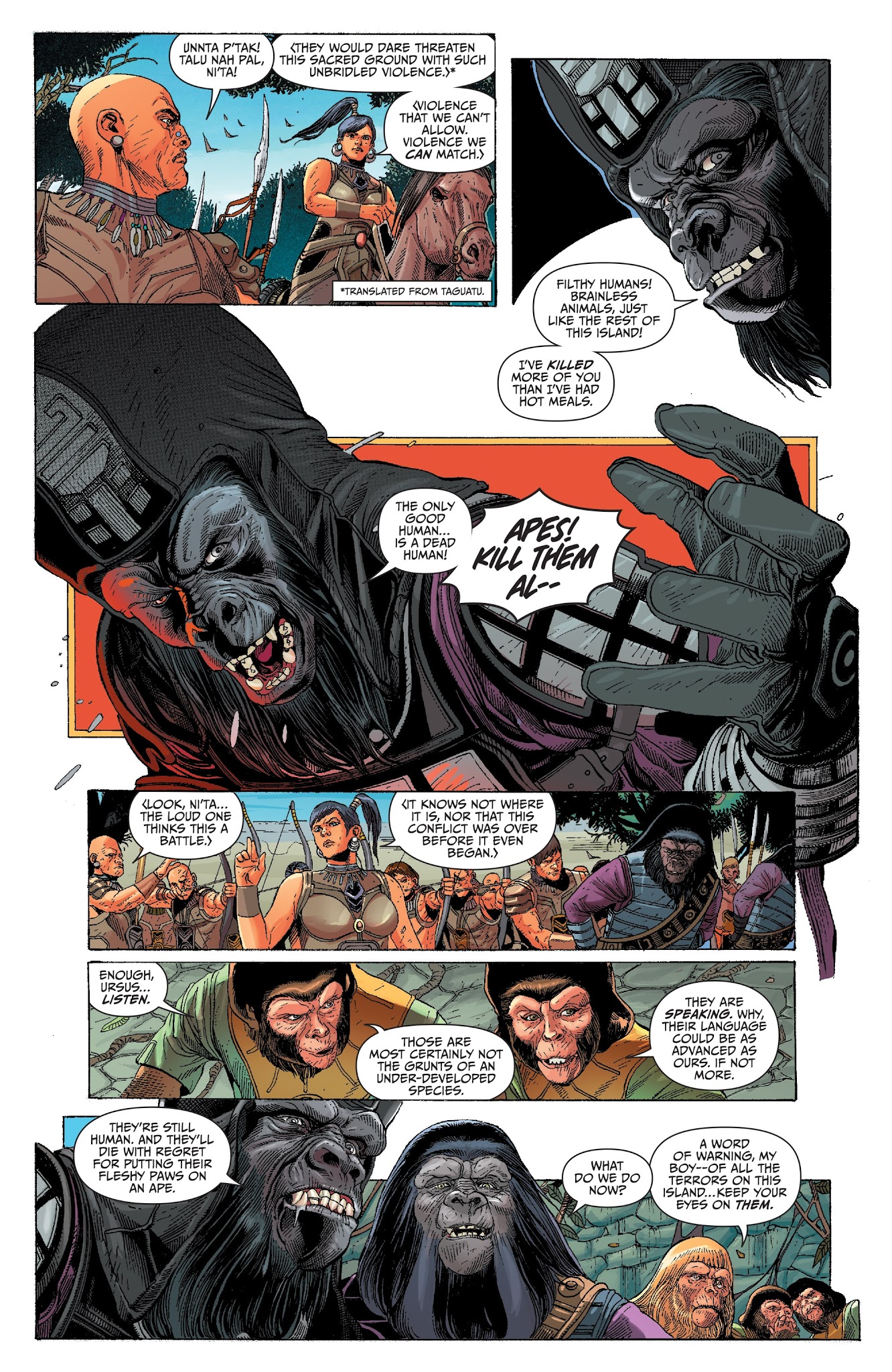 Read online Kong on the Planet of the Apes comic -  Issue #2 - 16