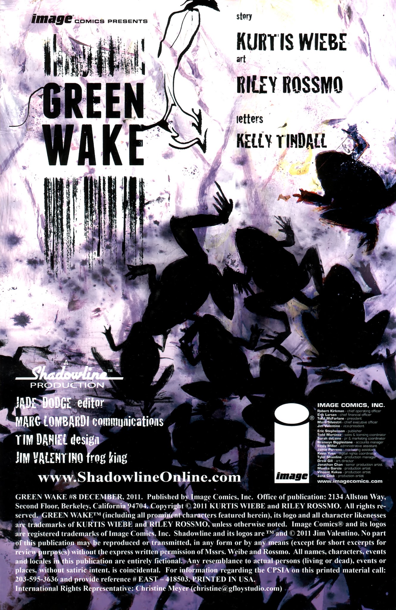 Read online Green Wake comic -  Issue #8 - 2