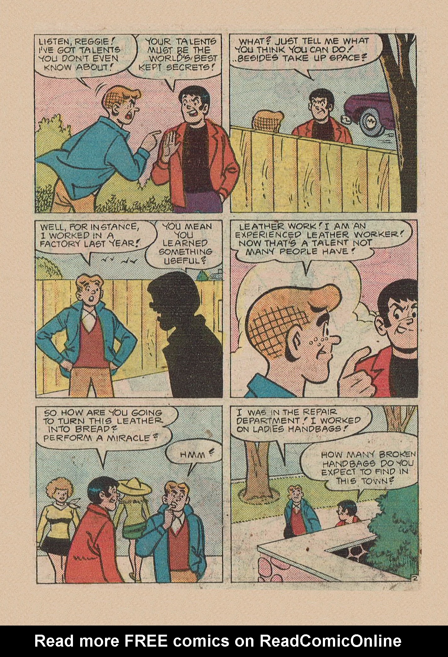 Read online Archie Annual Digest Magazine comic -  Issue #52 - 126