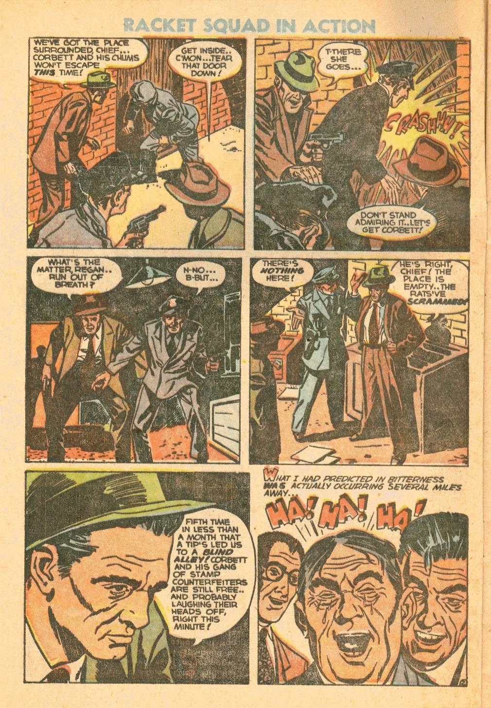 Read online Racket Squad in Action comic -  Issue #10 - 4