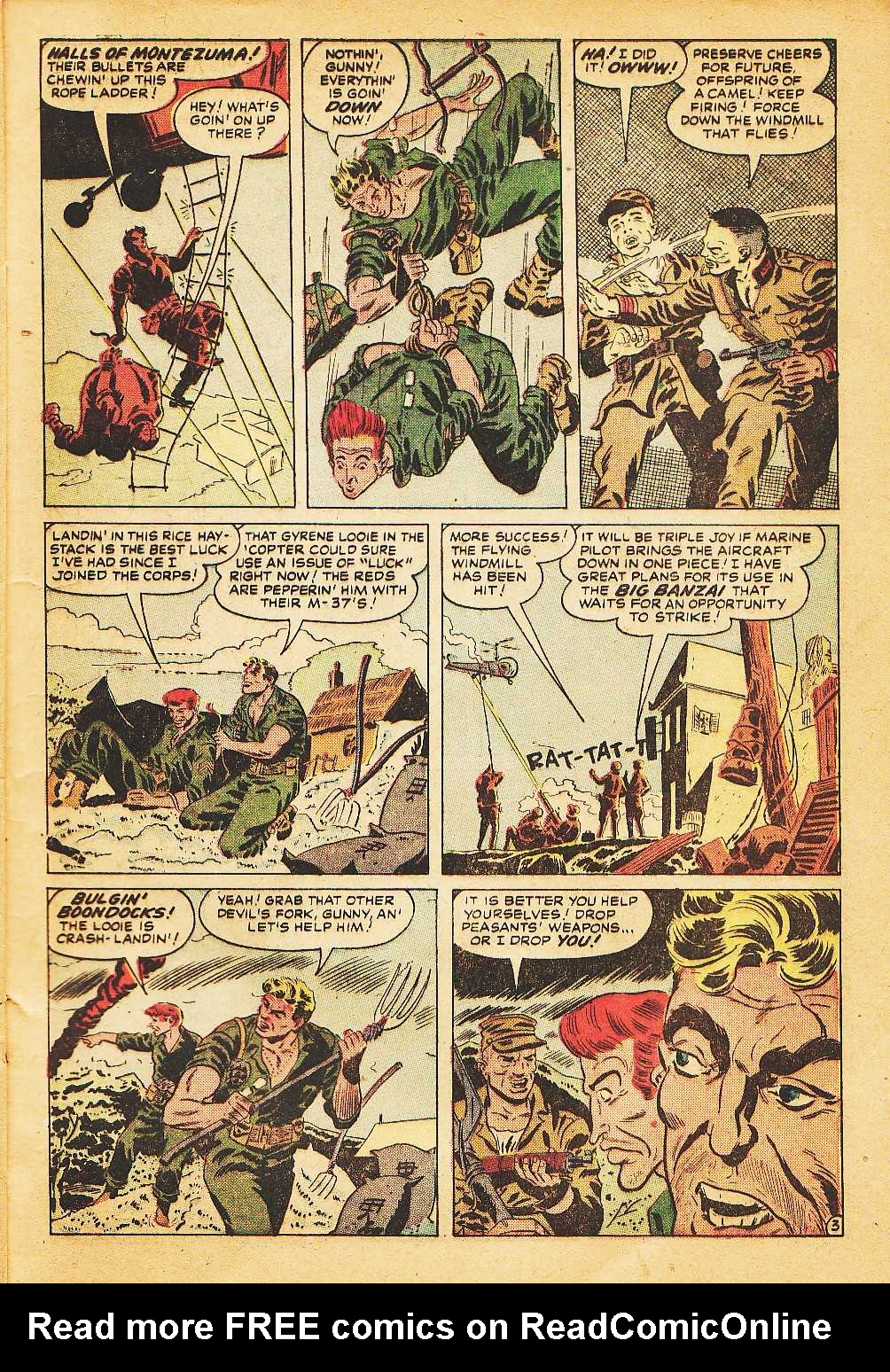 Read online Marines in Battle comic -  Issue #3 - 6