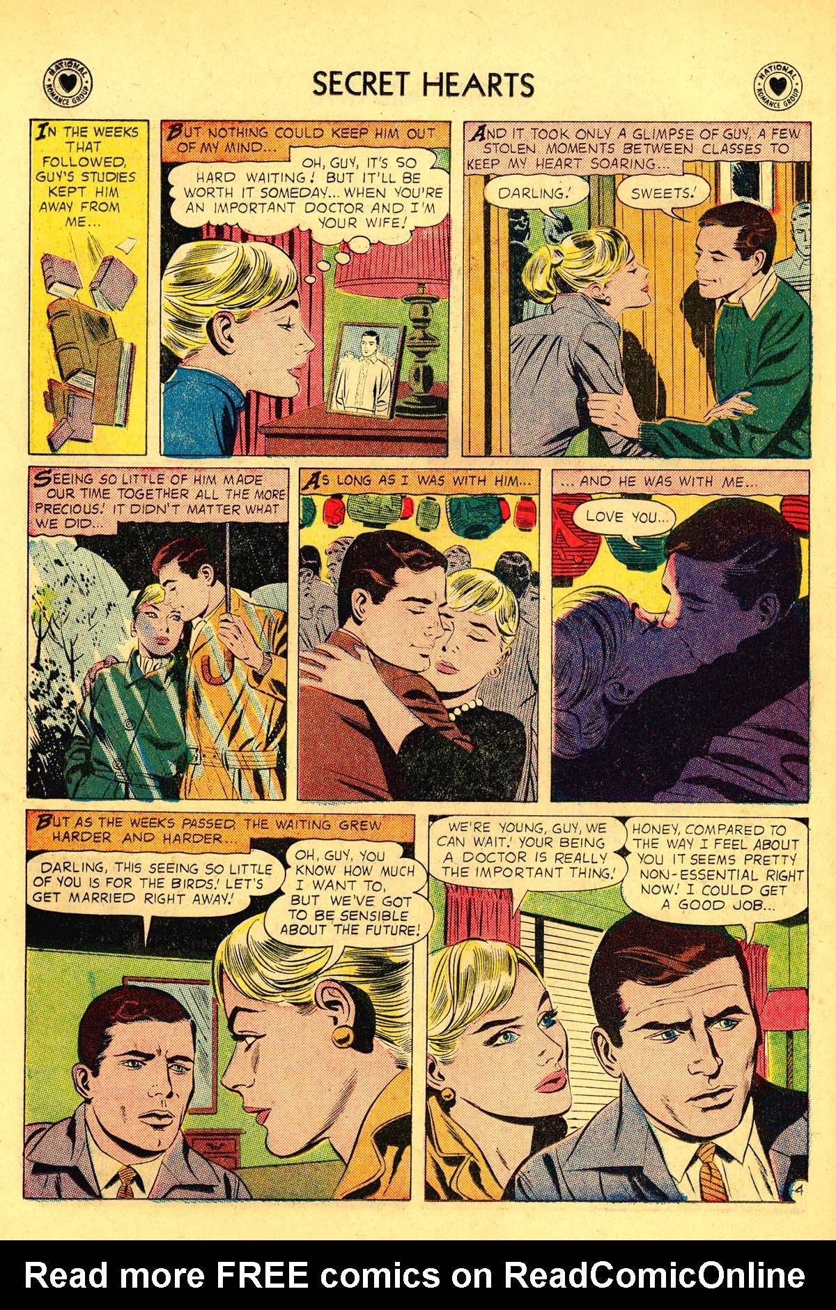 Read online Secret Hearts comic -  Issue #54 - 6