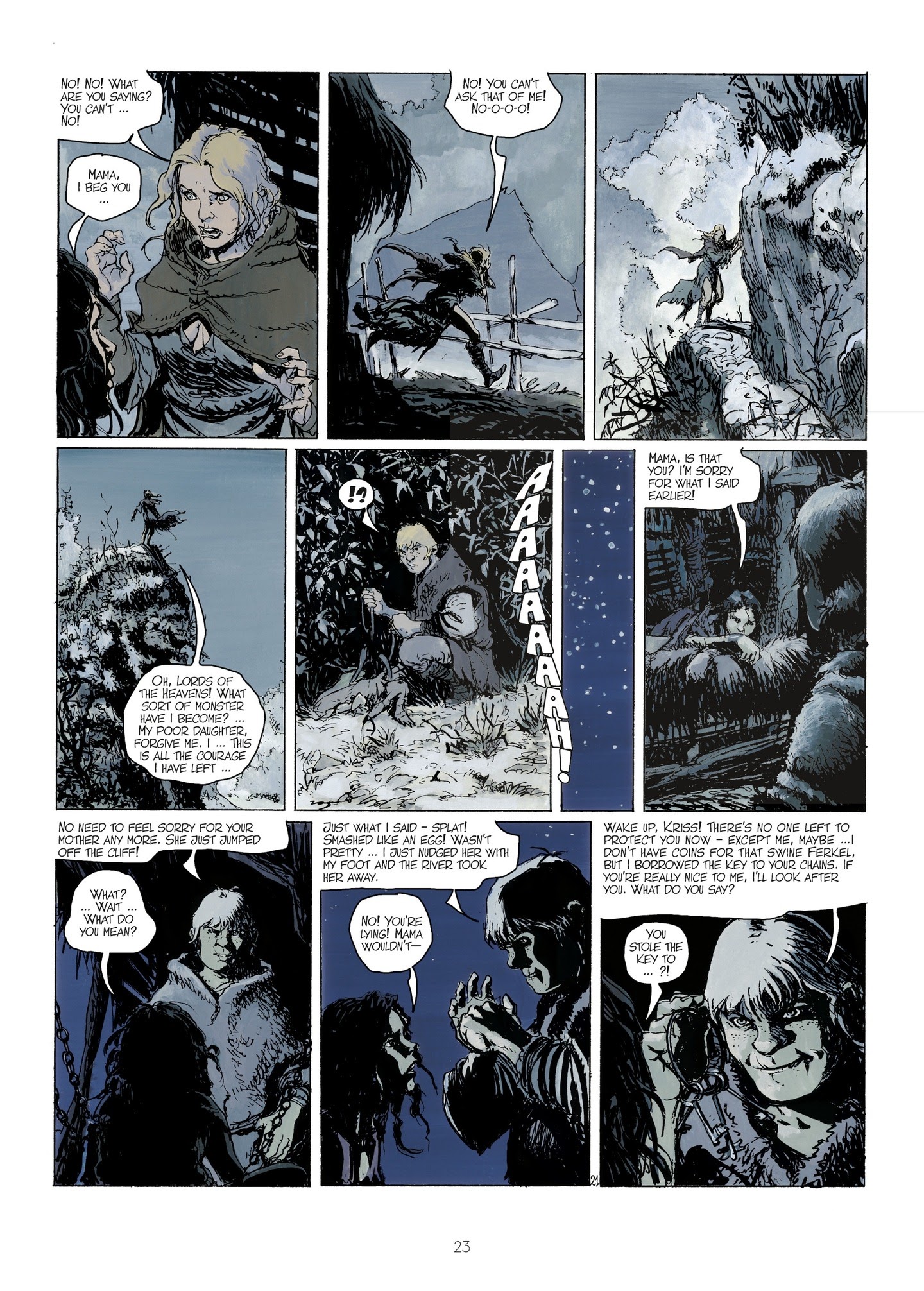 Read online Thorgal - Kriss of Valnor: I Forget Nothing! comic -  Issue # Full - 25