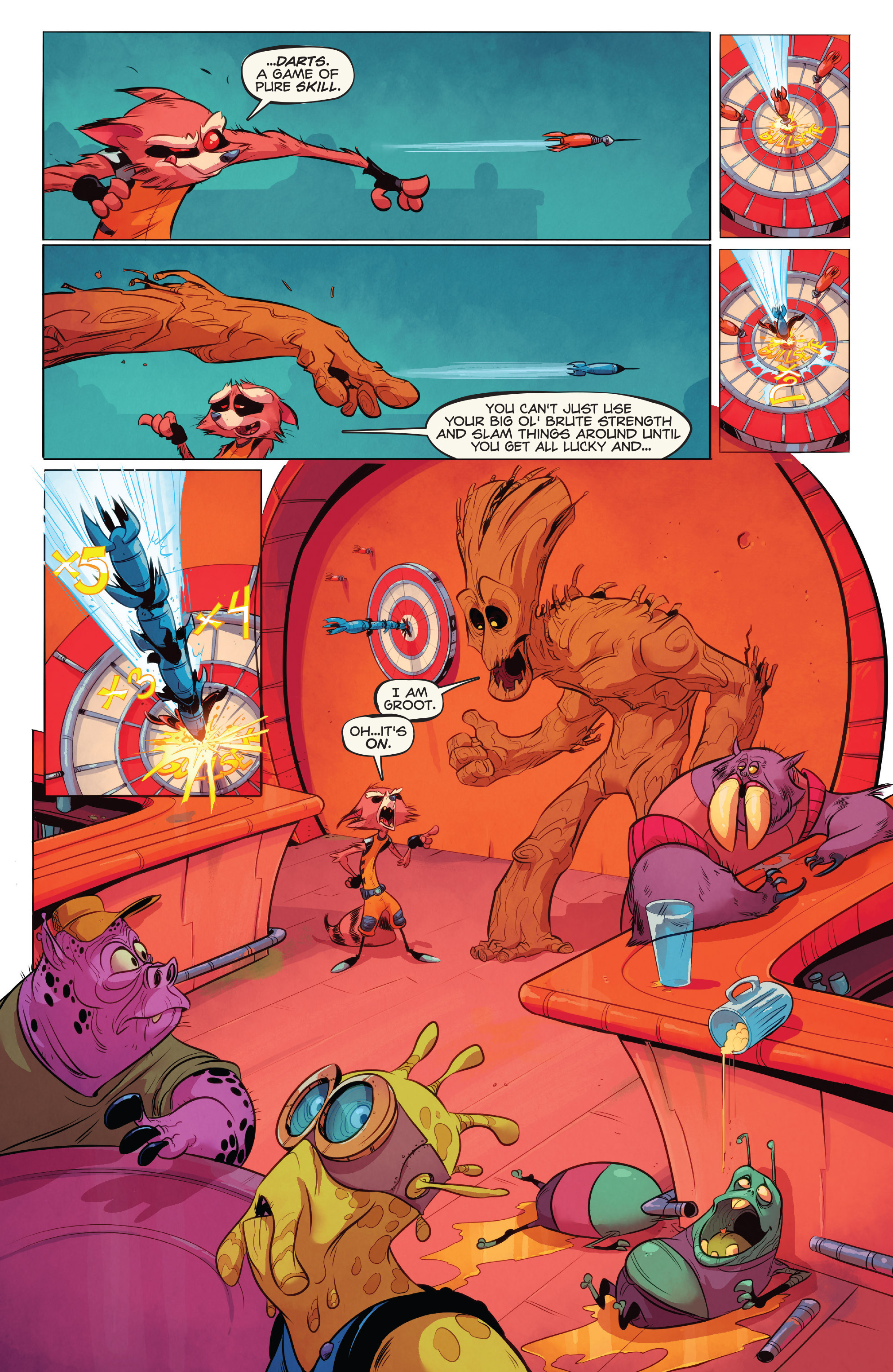 Read online Rocket Raccoon & Groot comic -  Issue #6 - 5