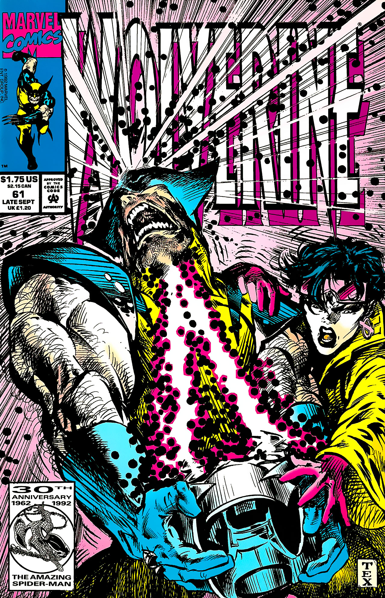 Read online Wolverine (1988) comic -  Issue #61 - 1