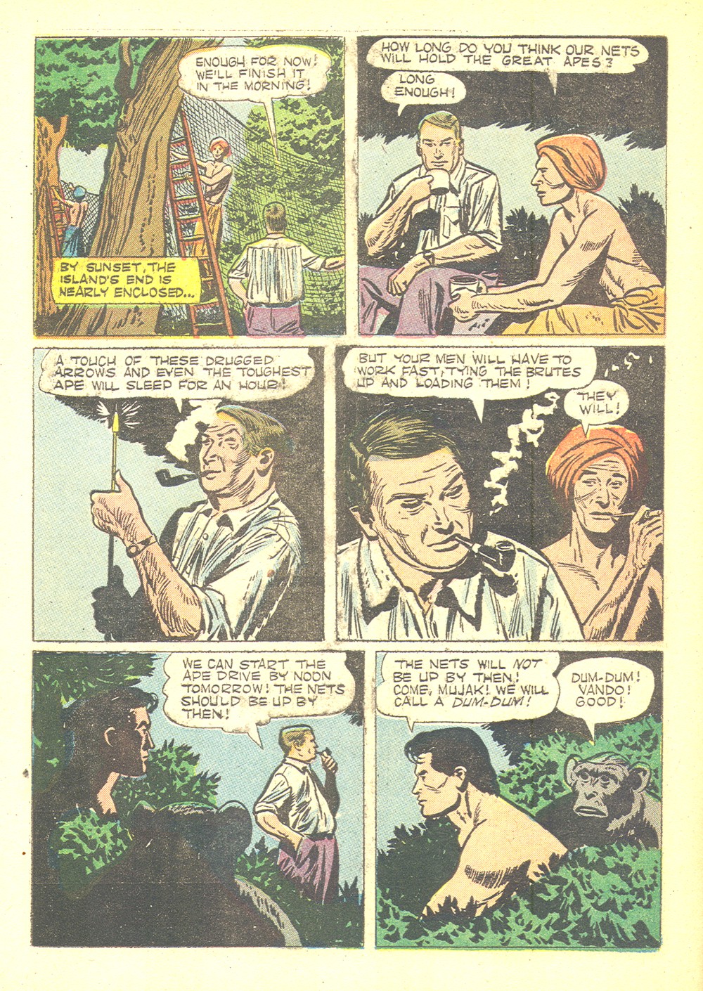 Read online Tarzan (1948) comic -  Issue #61 - 6