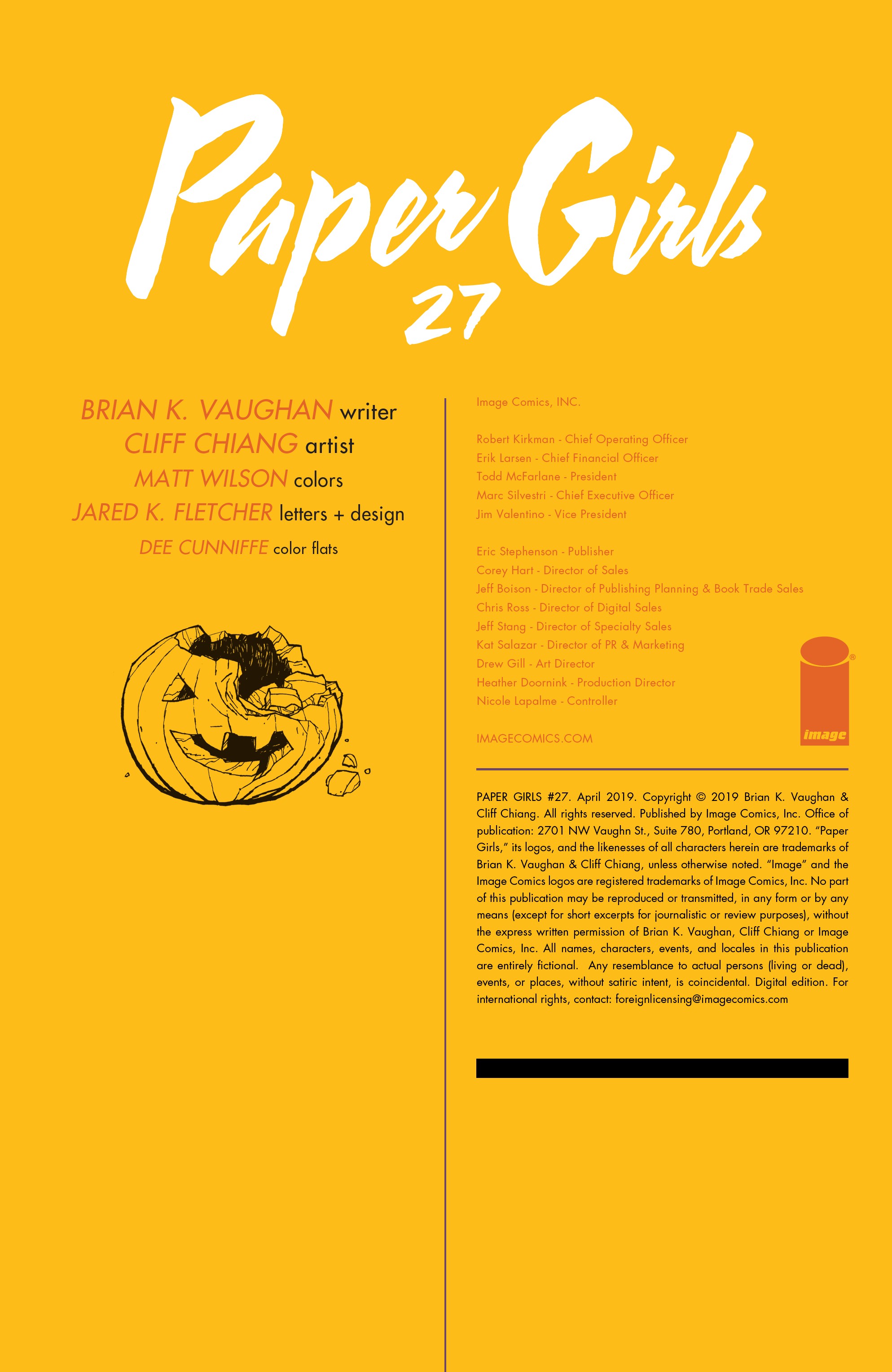 Read online Paper Girls comic -  Issue #27 - 2