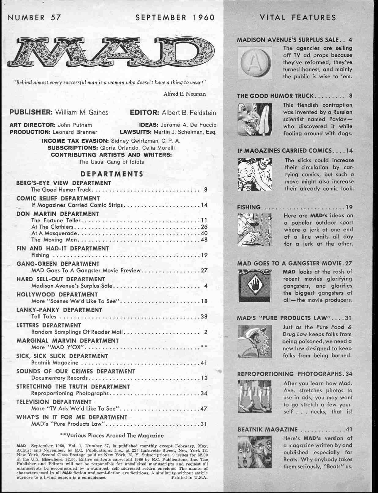 Read online MAD comic -  Issue #57 - 3