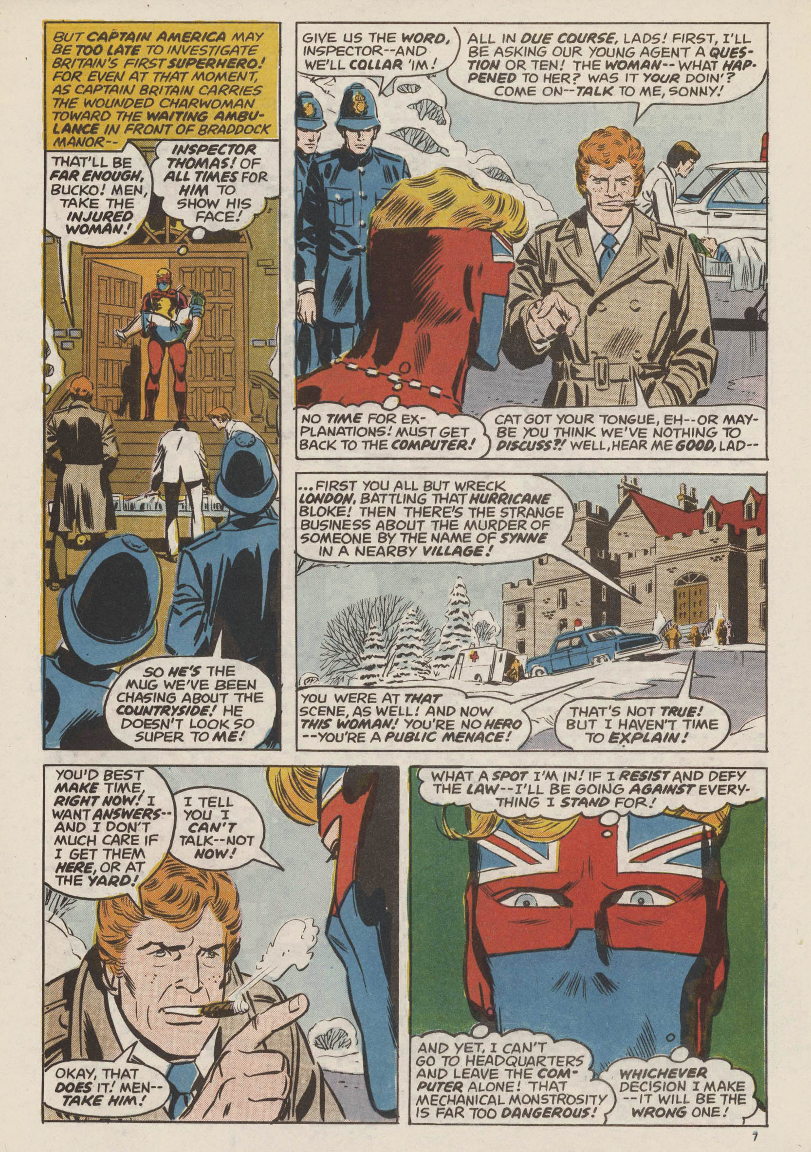 Read online Captain Britain (1976) comic -  Issue #15 - 7