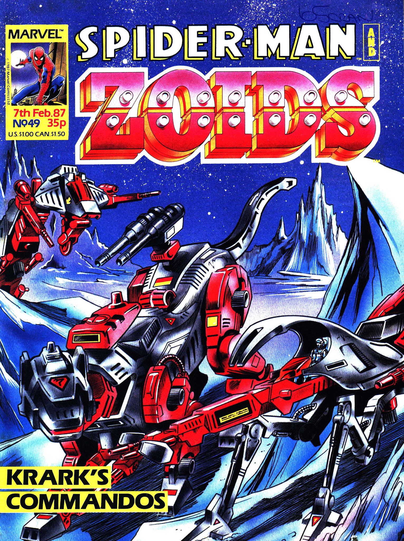 Read online Spider-Man and Zoids comic -  Issue #49 - 1