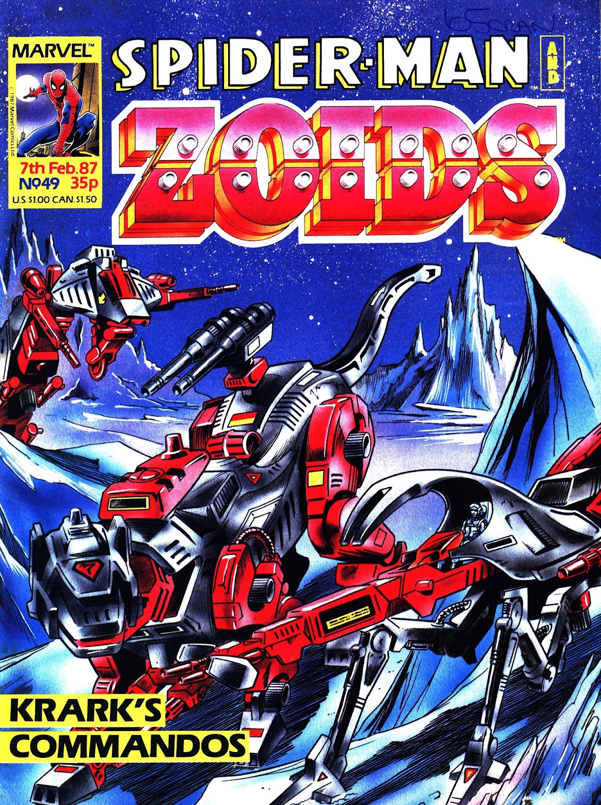 Spider-Man and Zoids issue 49 - Page 1