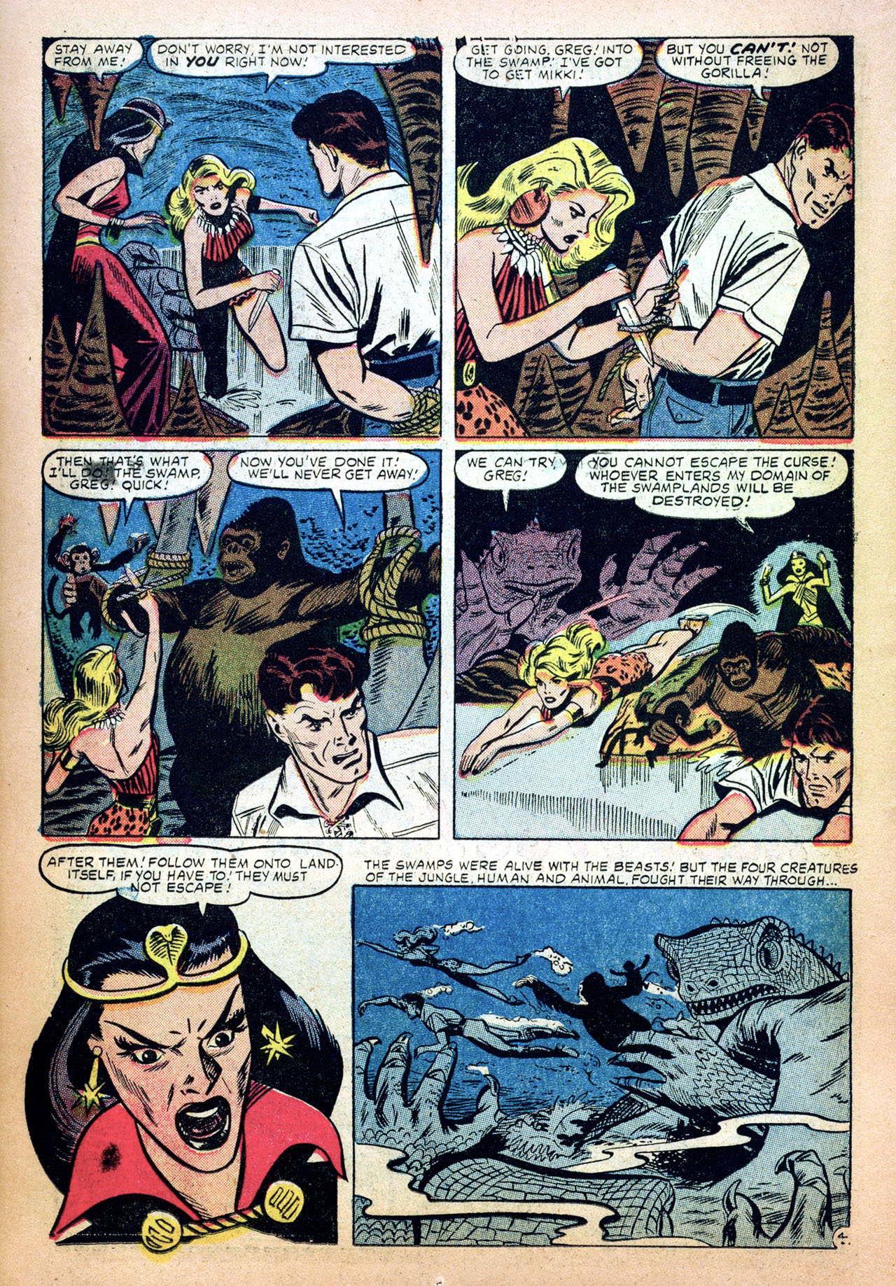 Read online Lorna, The Jungle Girl comic -  Issue #14 - 14