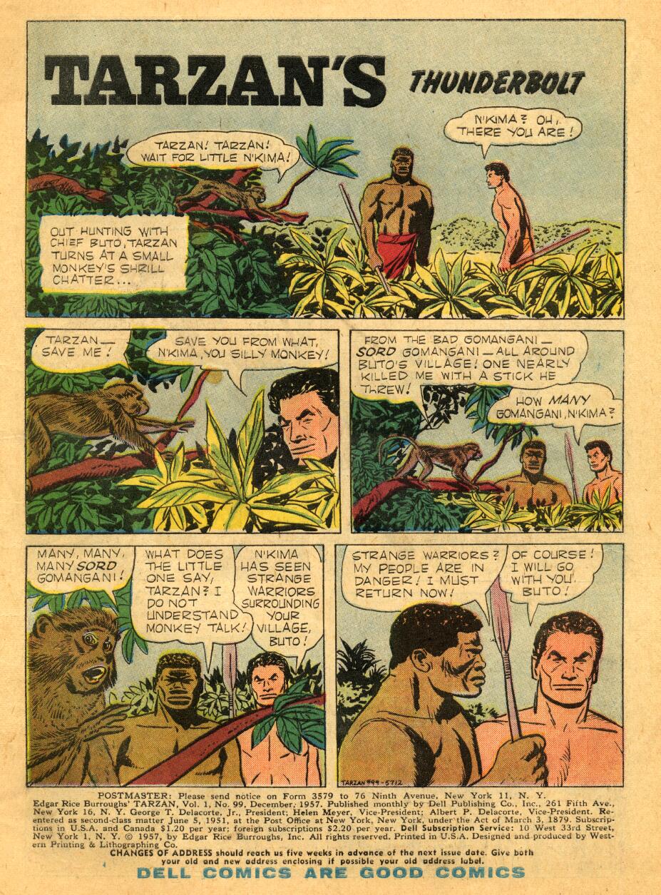 Read online Tarzan (1948) comic -  Issue #99 - 3