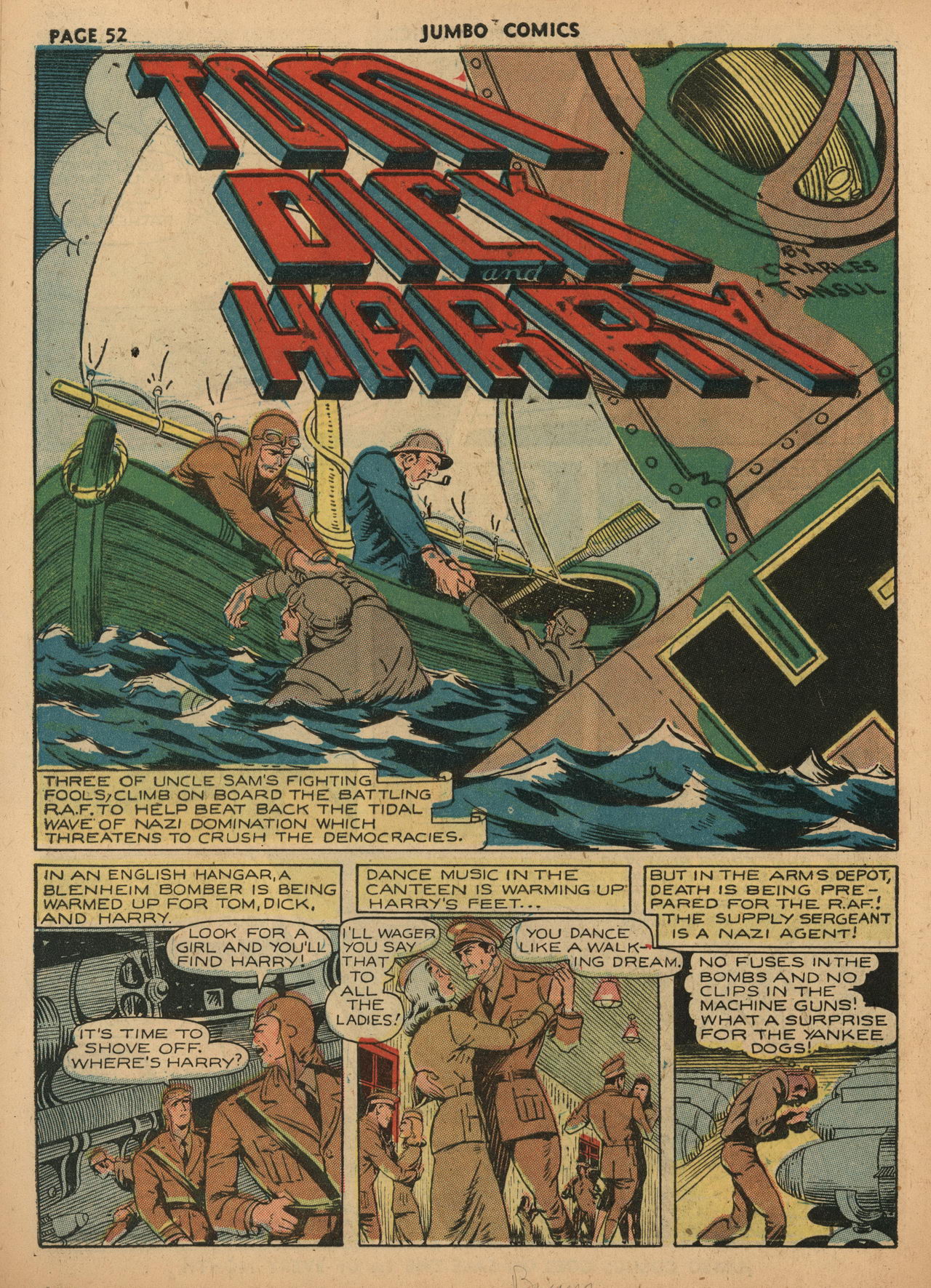 Read online Jumbo Comics comic -  Issue #37 - 54