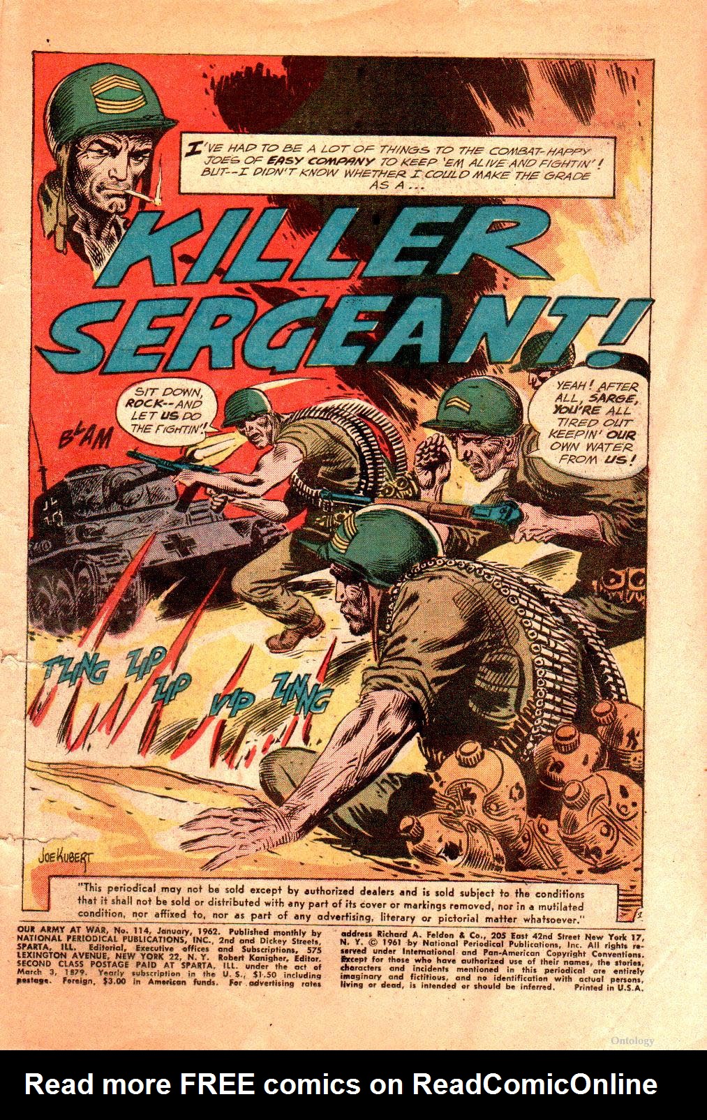 Read online Our Army at War (1952) comic -  Issue #114 - 3