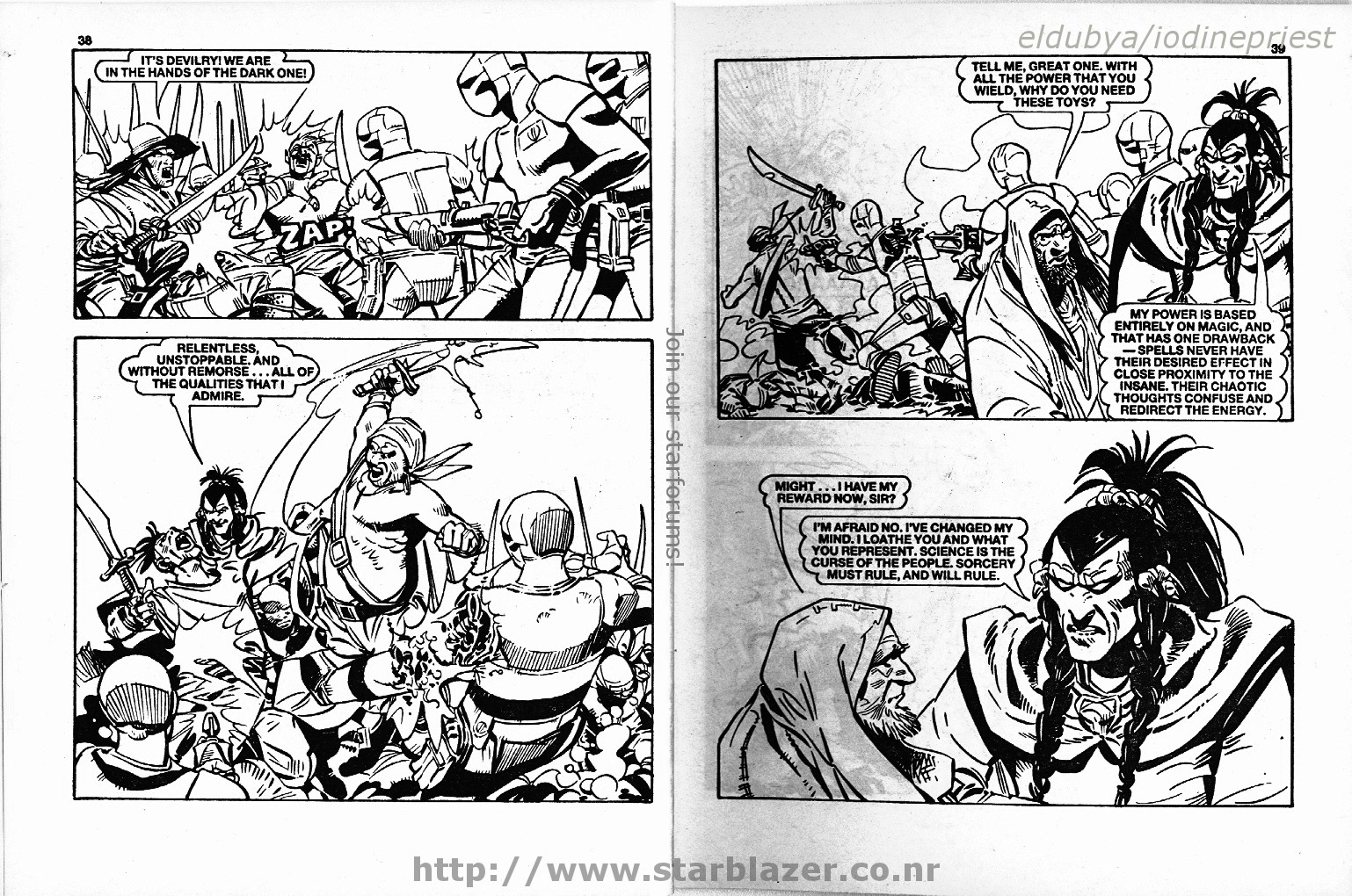 Read online Starblazer comic -  Issue #257 - 21