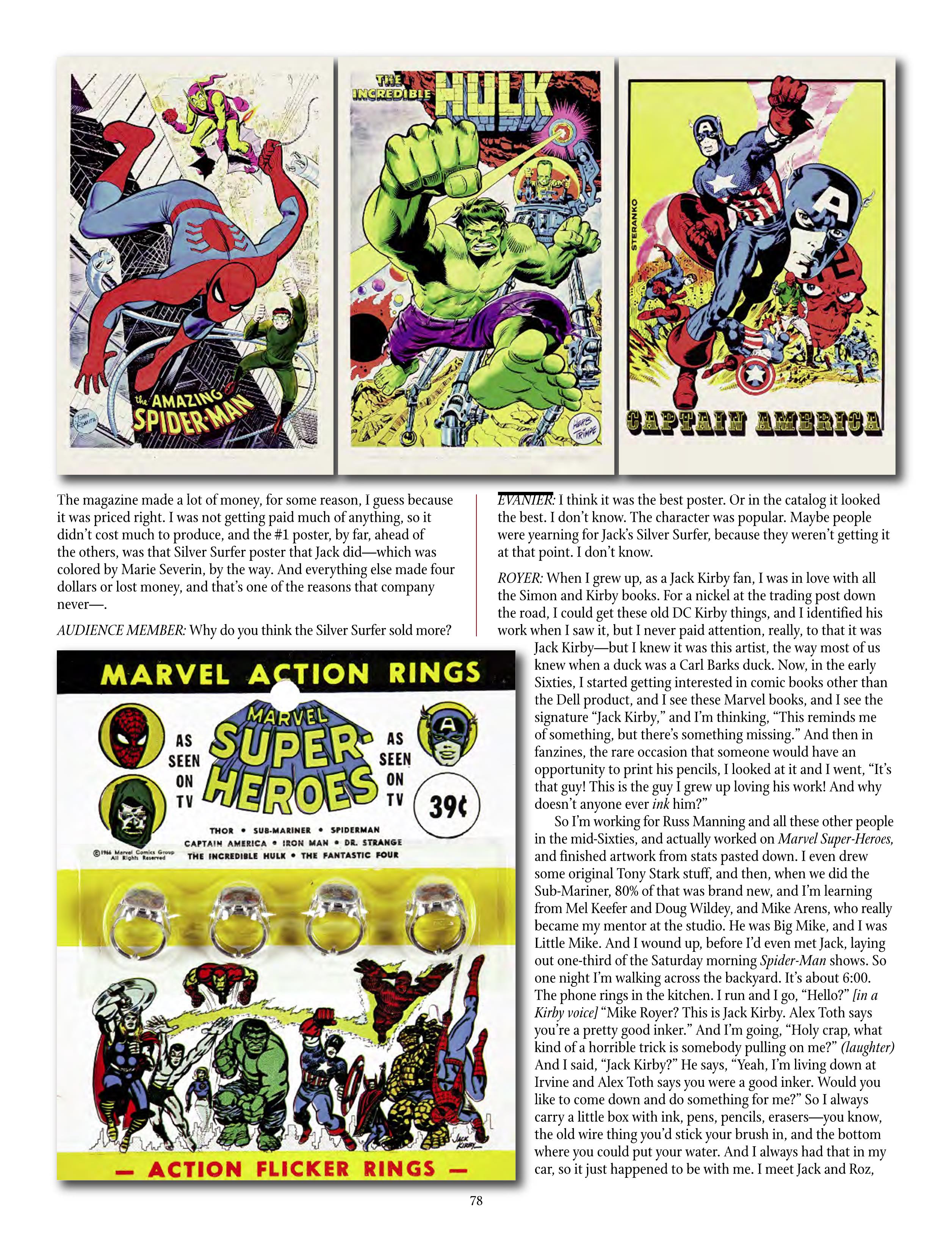 Read online The Jack Kirby Collector comic -  Issue #71 - 80