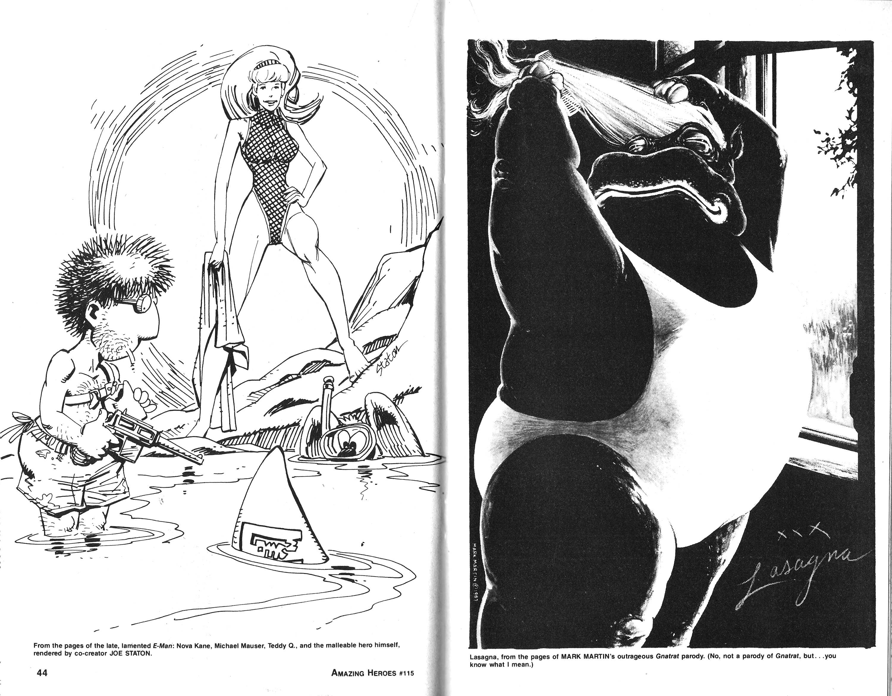 Read online Amazing Heroes comic -  Issue #115 - 23