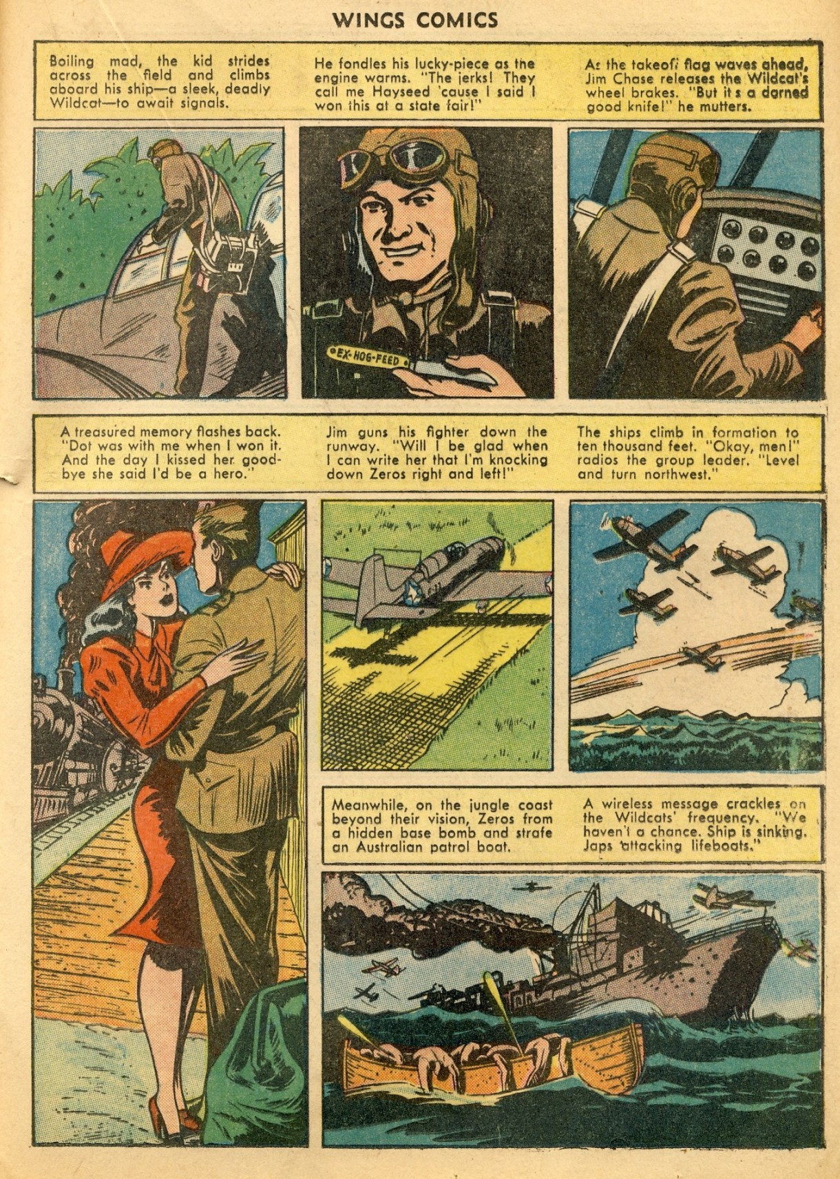 Read online Wings Comics comic -  Issue #39 - 39