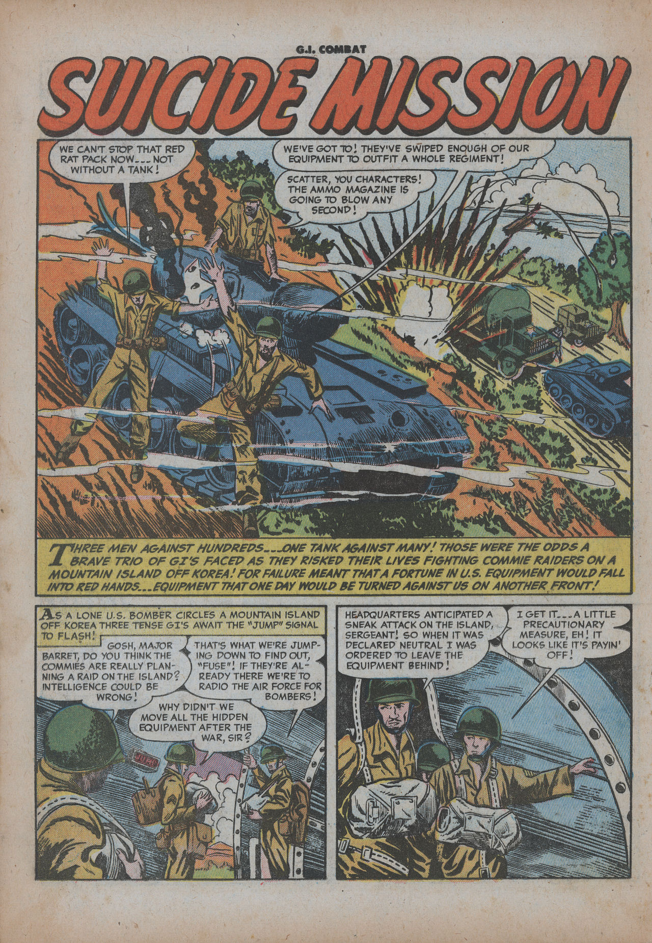 Read online G.I. Combat (1952) comic -  Issue #24 - 19