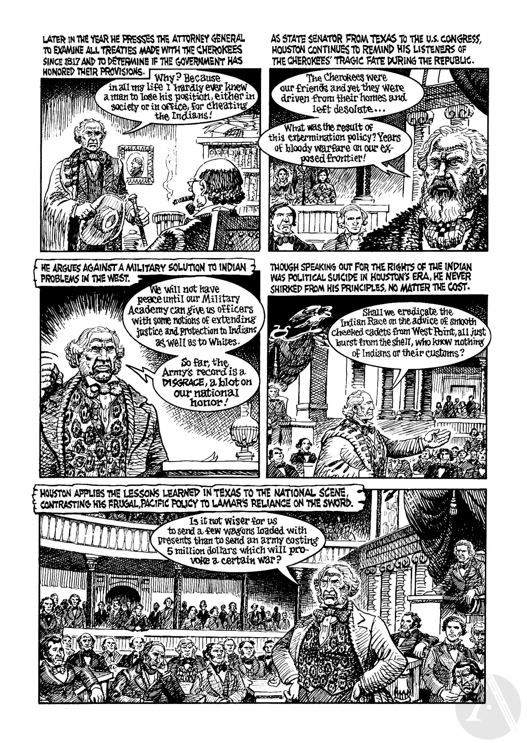 Read online Indian Lover: Sam Houston & the Cherokees comic -  Issue # TPB - 100
