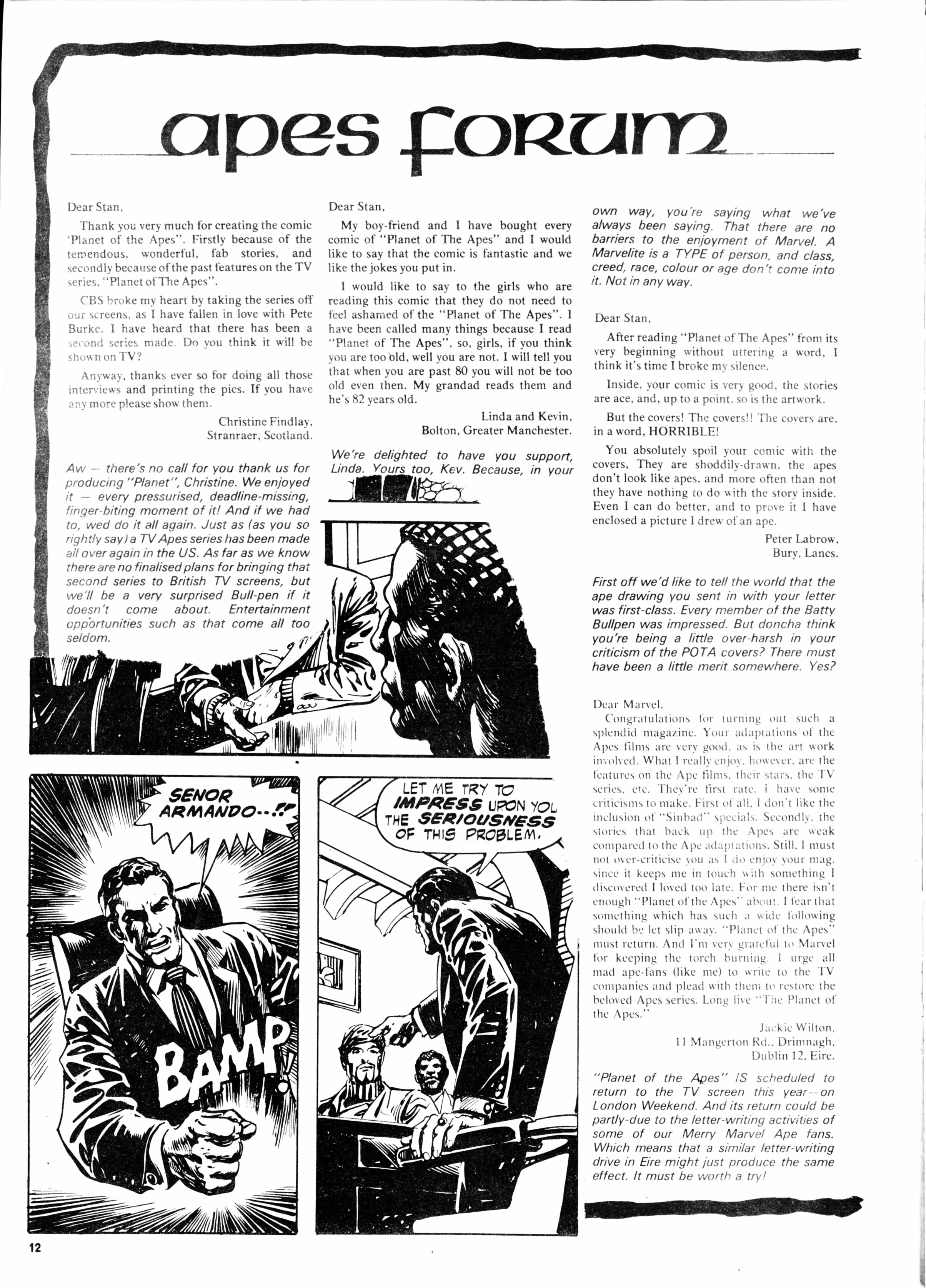 Read online Planet of the Apes (1974) comic -  Issue #65 - 14