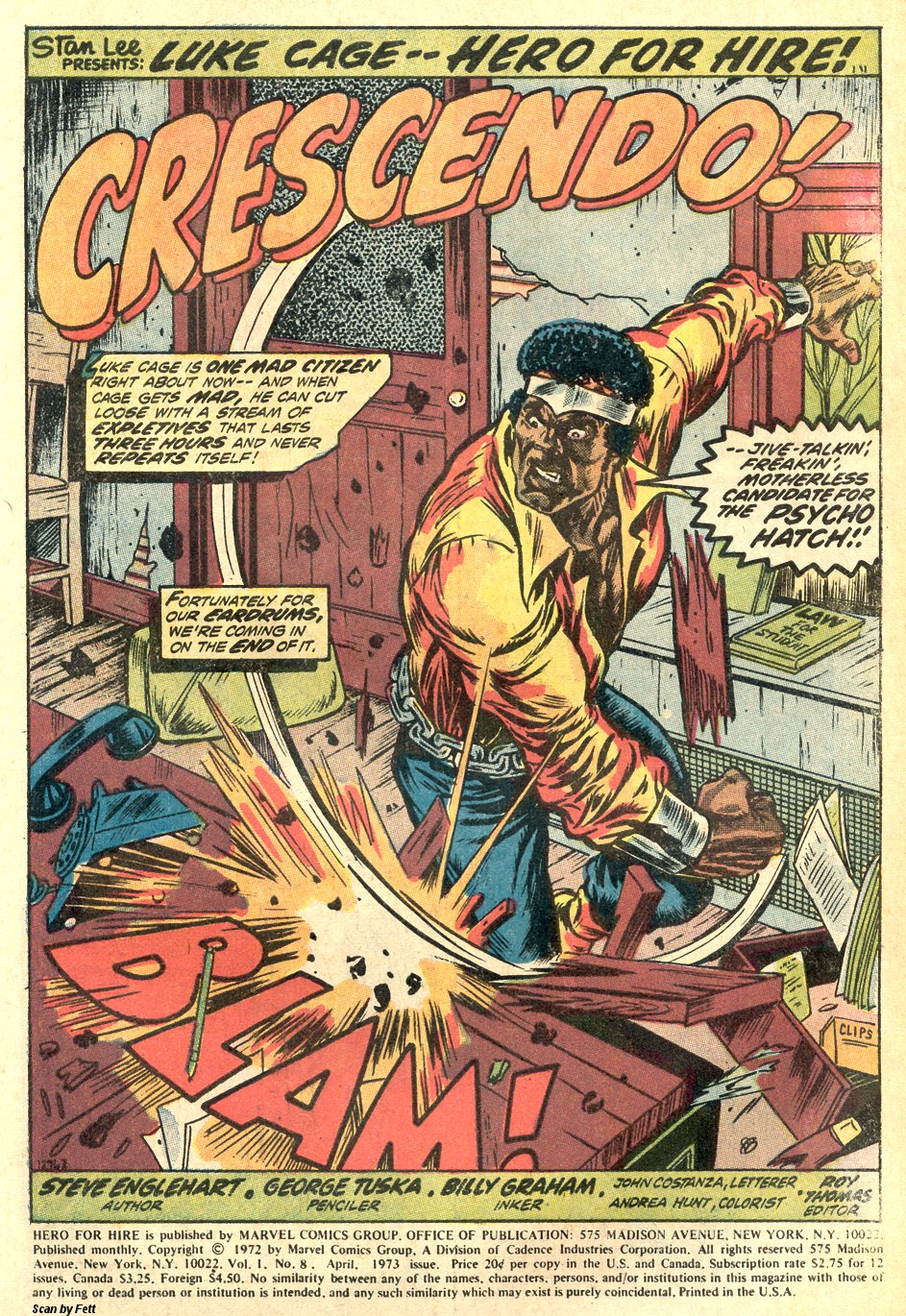 Read online Hero for Hire comic -  Issue #8 - 2