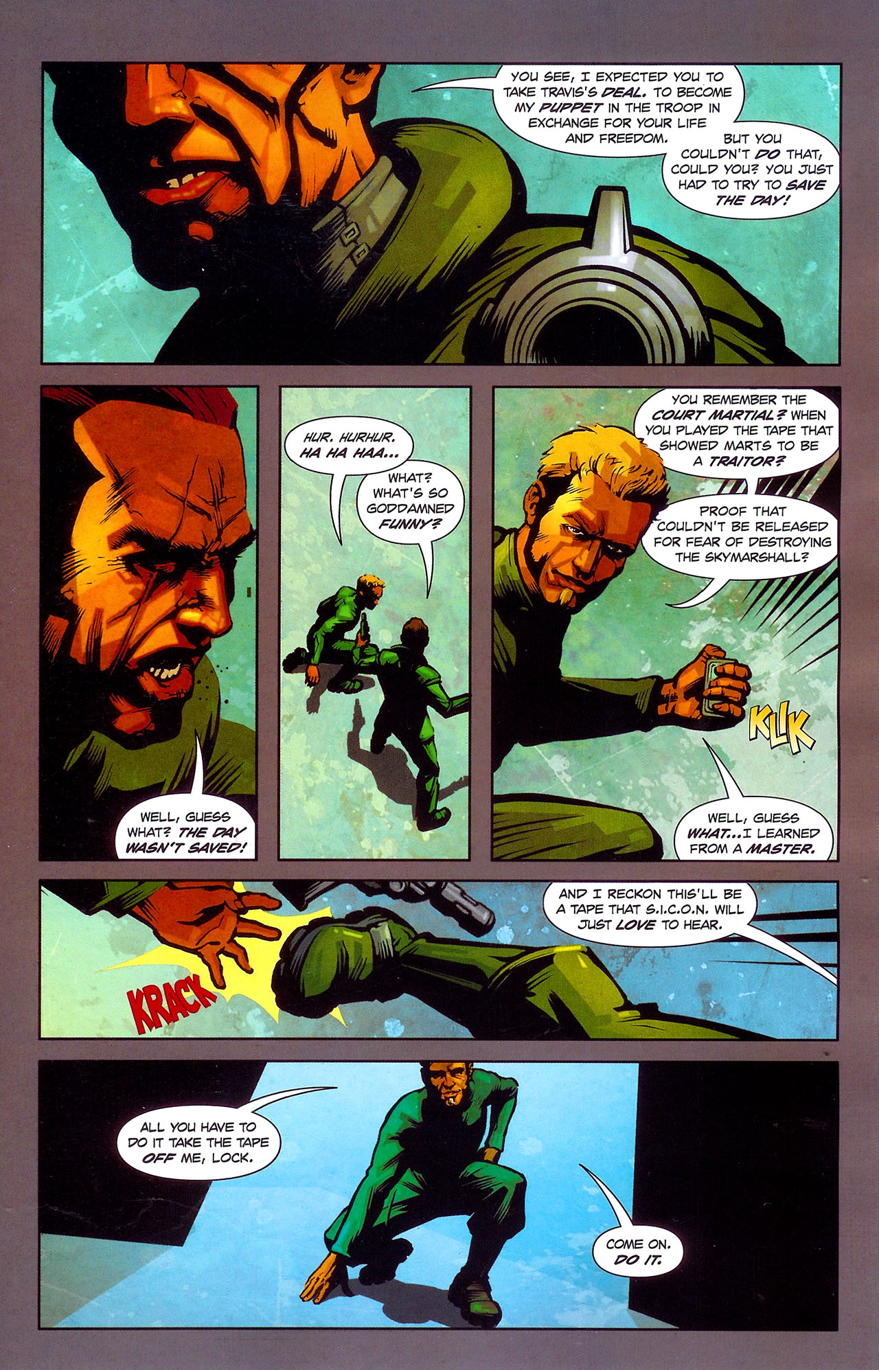 Read online Starship Troopers: Damaged Justice comic -  Issue #3 - 16