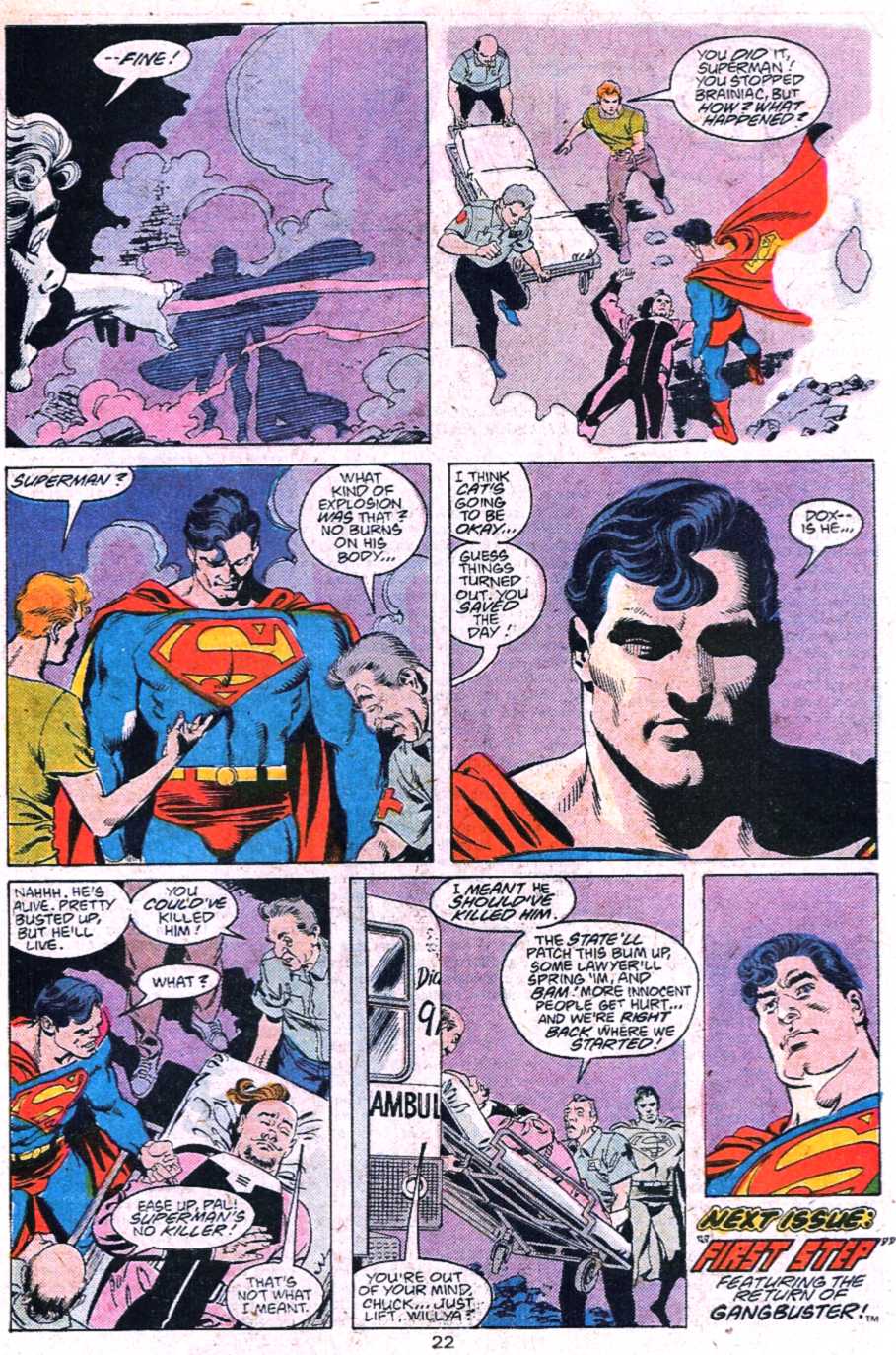 Read online Adventures of Superman (1987) comic -  Issue #445 - 23