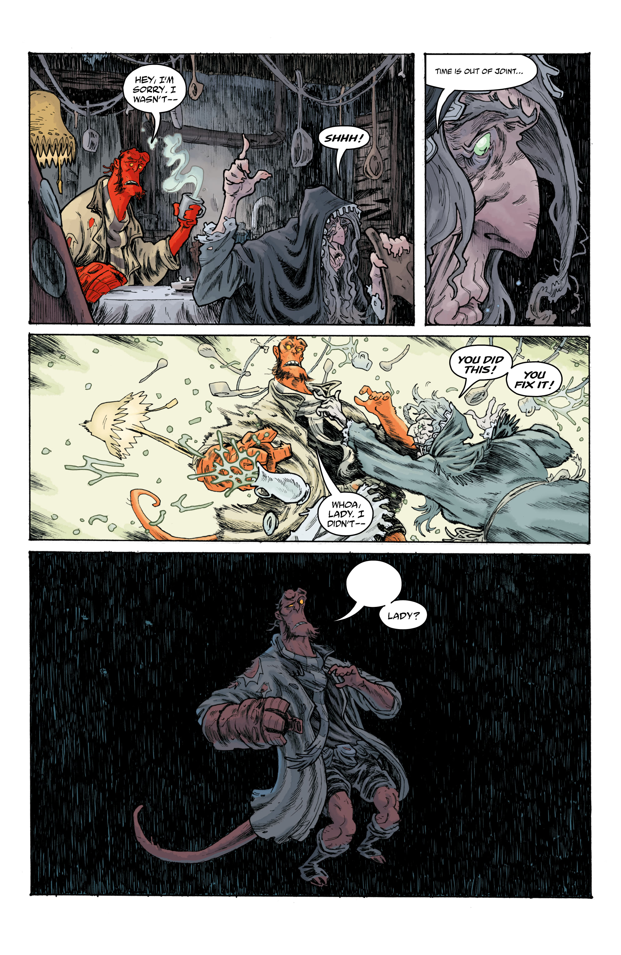 Read online Hellboy and the B.P.R.D.: Time is a River comic -  Issue # Full - 8