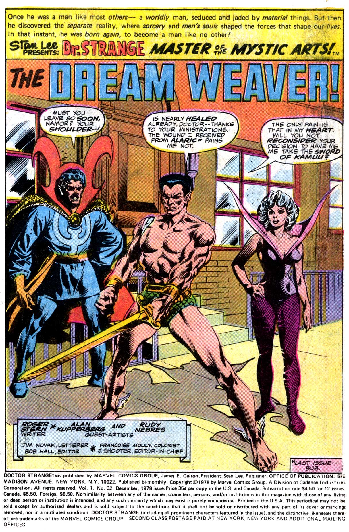 Read online Doctor Strange (1974) comic -  Issue #32 - 2