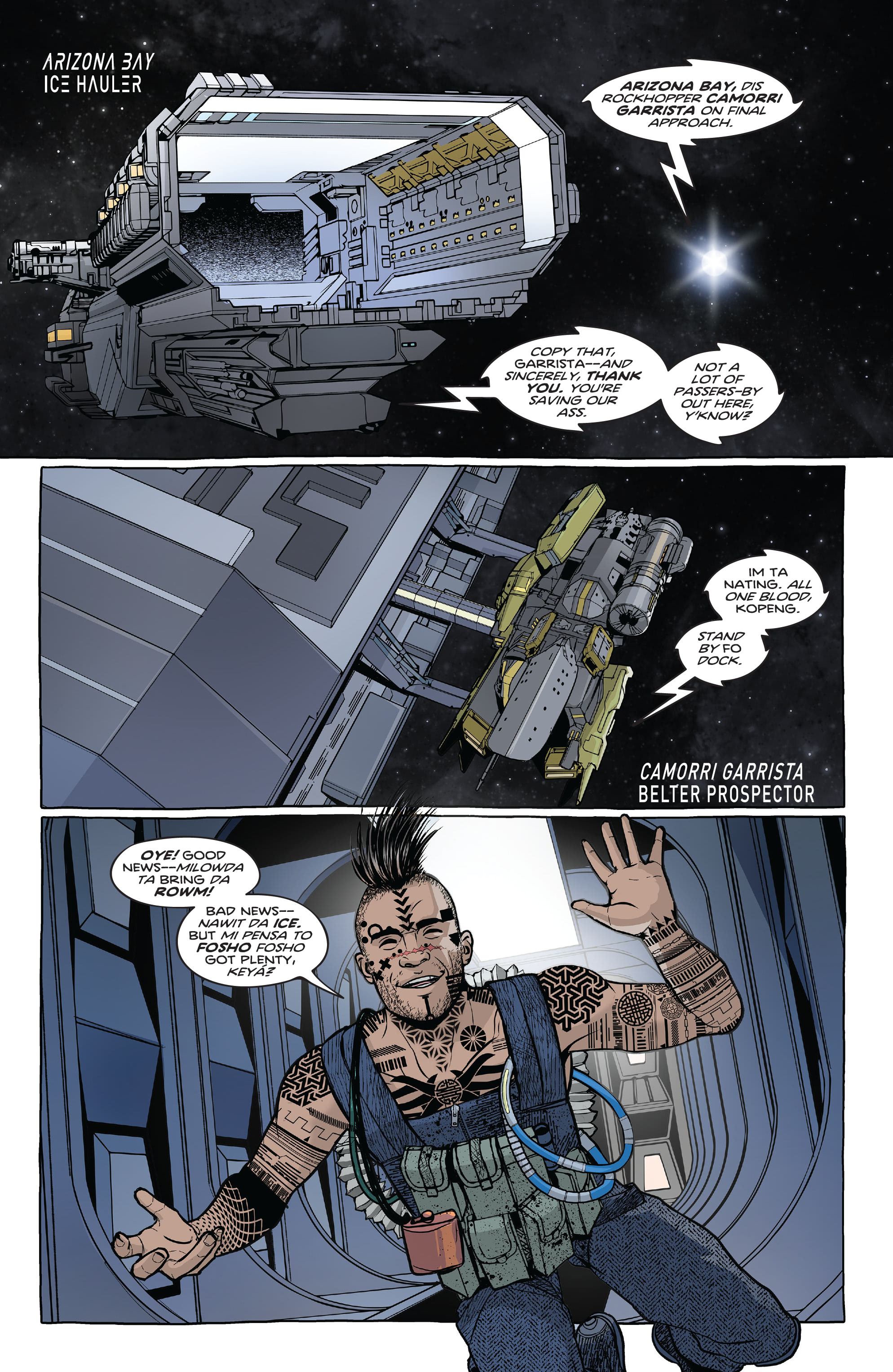 Read online The Expanse: Dragon Tooth comic -  Issue #2 - 3