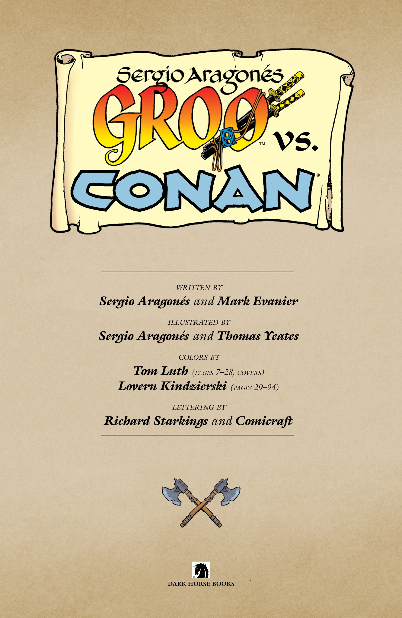 Read online Groo vs. Conan comic -  Issue # TPB - 5