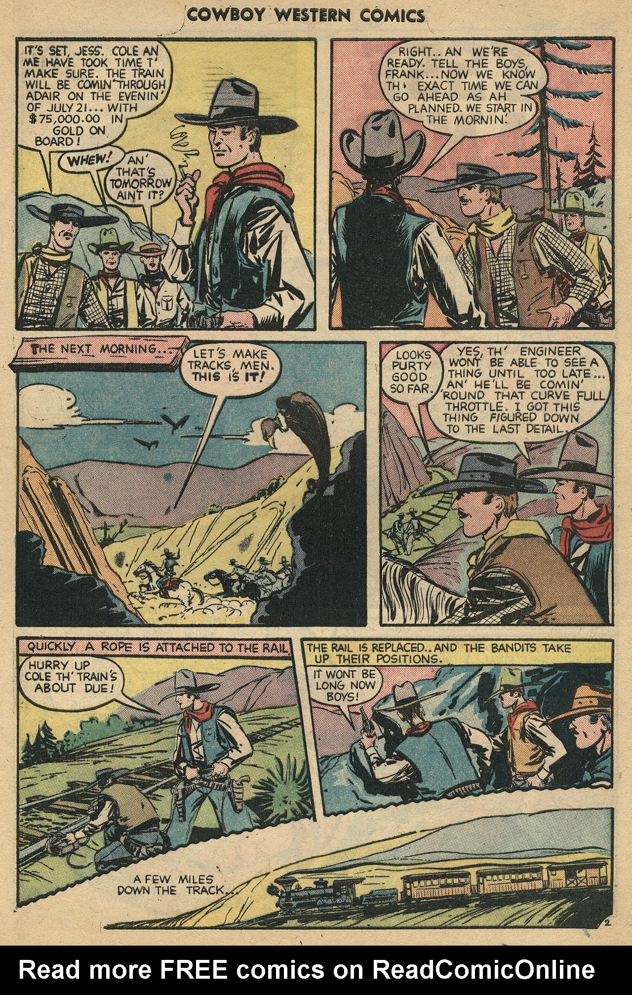 Read online Cowboy Western Comics (1948) comic -  Issue #34 - 32